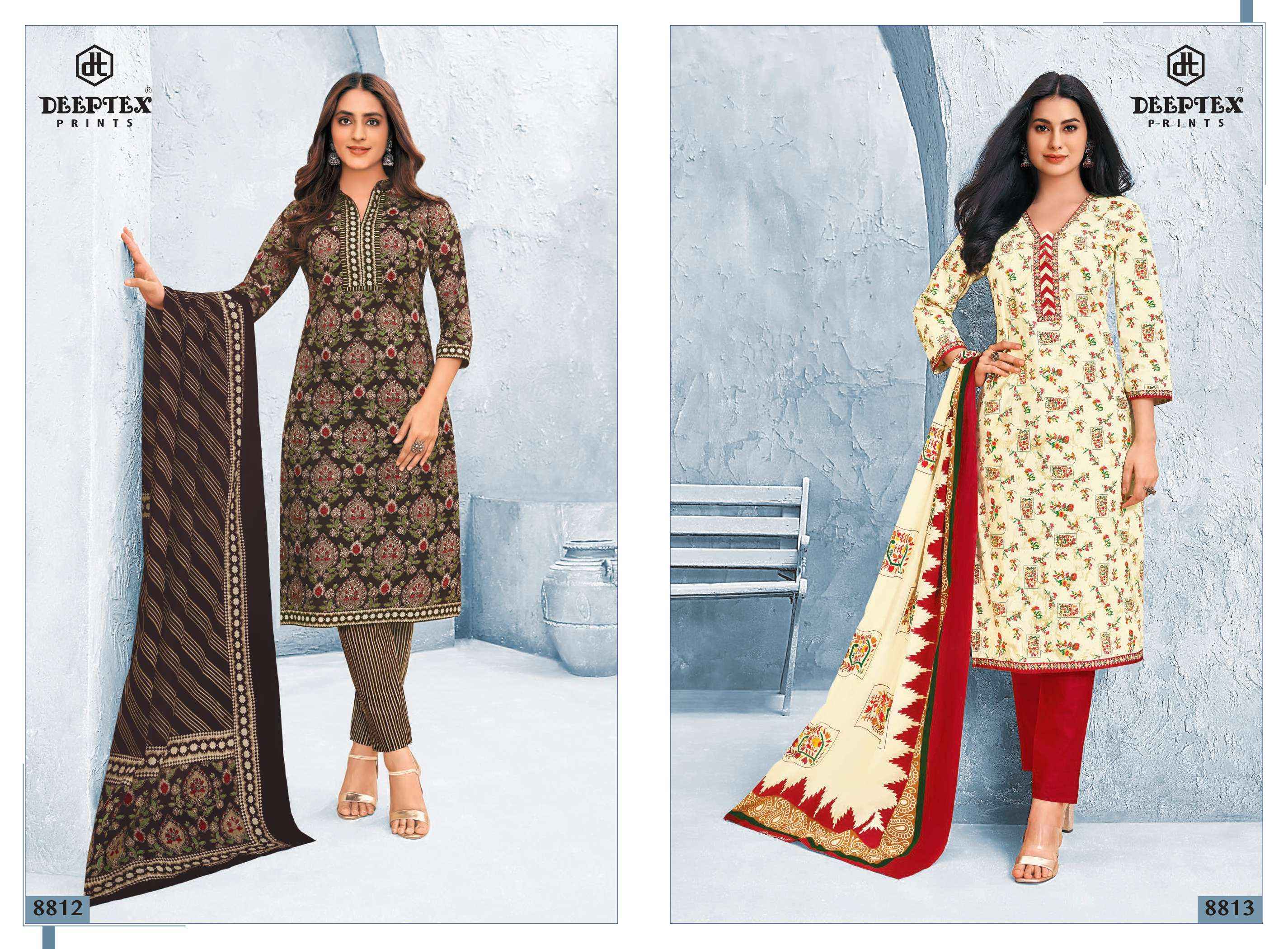 DEEPTEX PRINTS MISS INDIA VOL 88 PURE COTTON SALWAR KAMEEZ ( 26 PCS CATALOG )