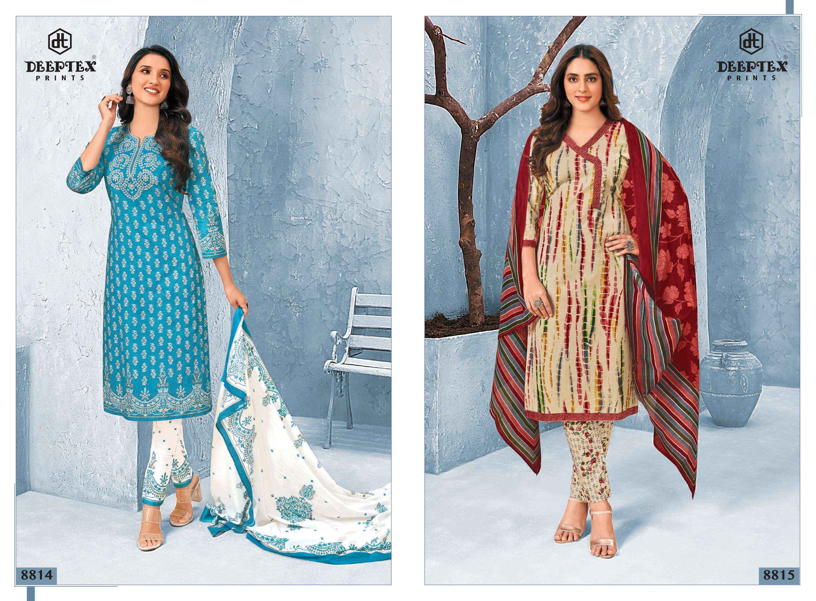 DEEPTEX PRINTS MISS INDIA VOL 88 PURE COTTON SALWAR KAMEEZ ( 26 PCS CATALOG )