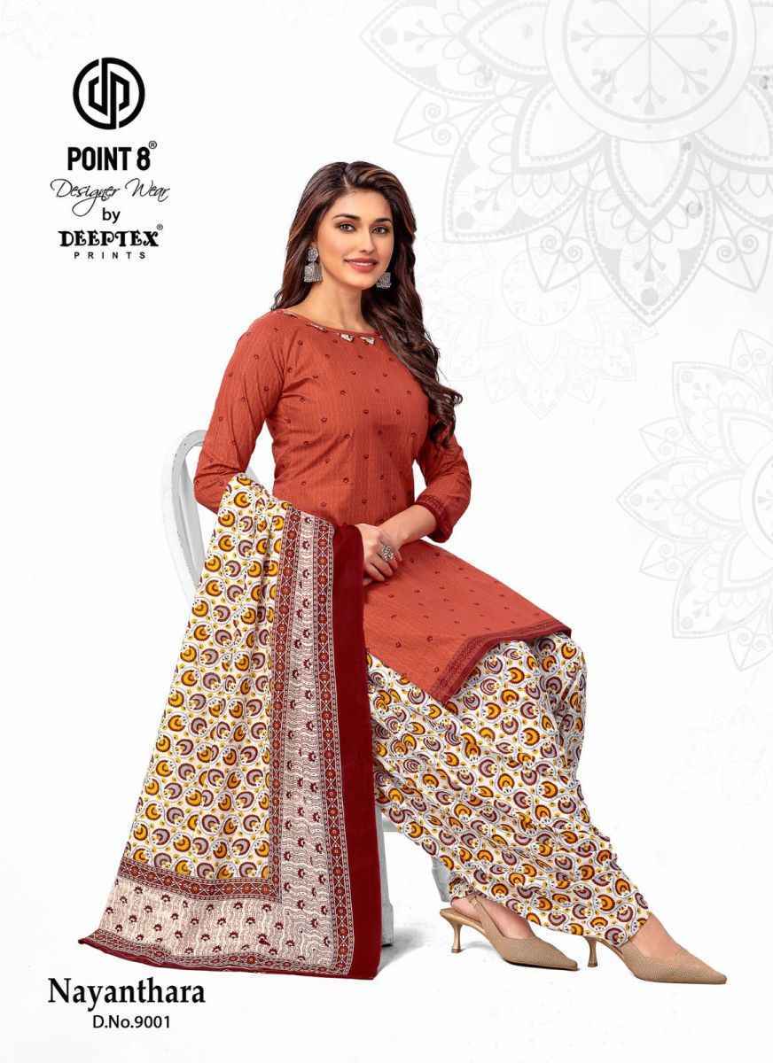 Deeptex Prints Nayanthara Vol 9 Wholesale Price Readymade Cotton Suit ( 10 Pc Catalog )