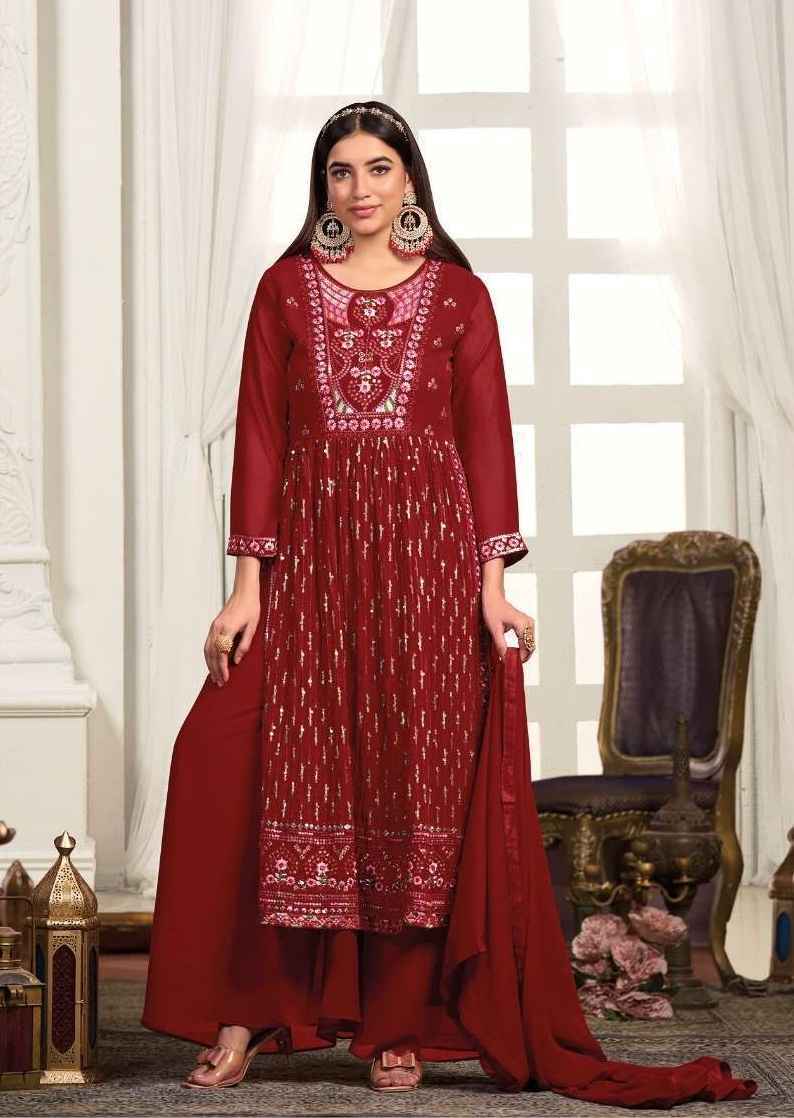 Eba Lifestyle Inayat Readymade Blooming Georgette Readymade Suit ( 4 pcs Catalogue ) Wholesale Market Surat
