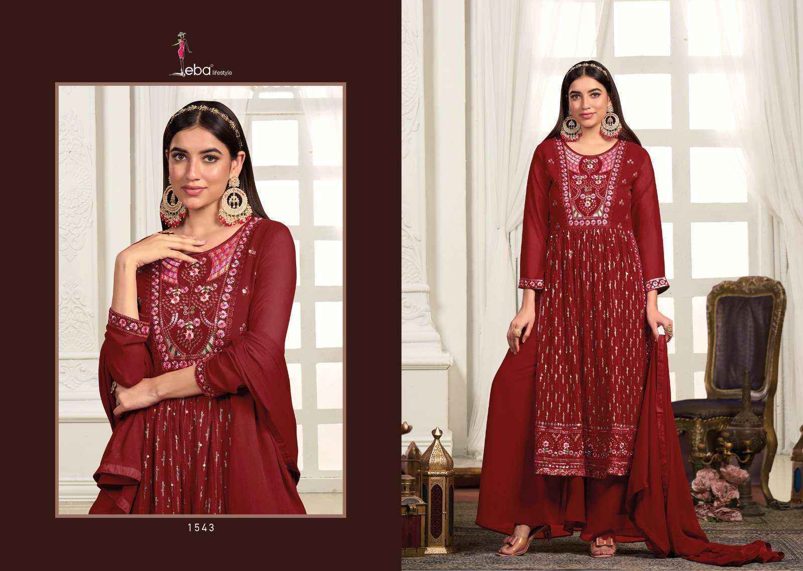 Eba Lifestyle Inayat Readymade Blooming Georgette Readymade Suit ( 4 pcs Catalogue ) Wholesale Market Surat