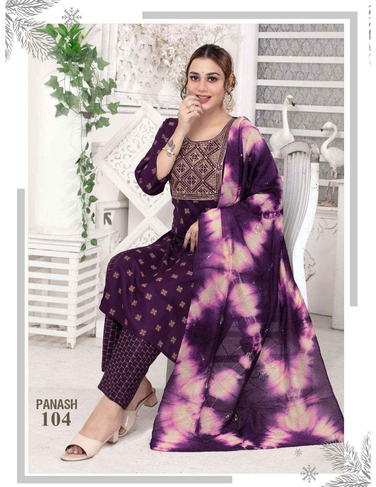 Fashion Talk Panash Fancy Kurti Bottom Dupatta Set New wholesale  Designs ( 8 pcs catalog )