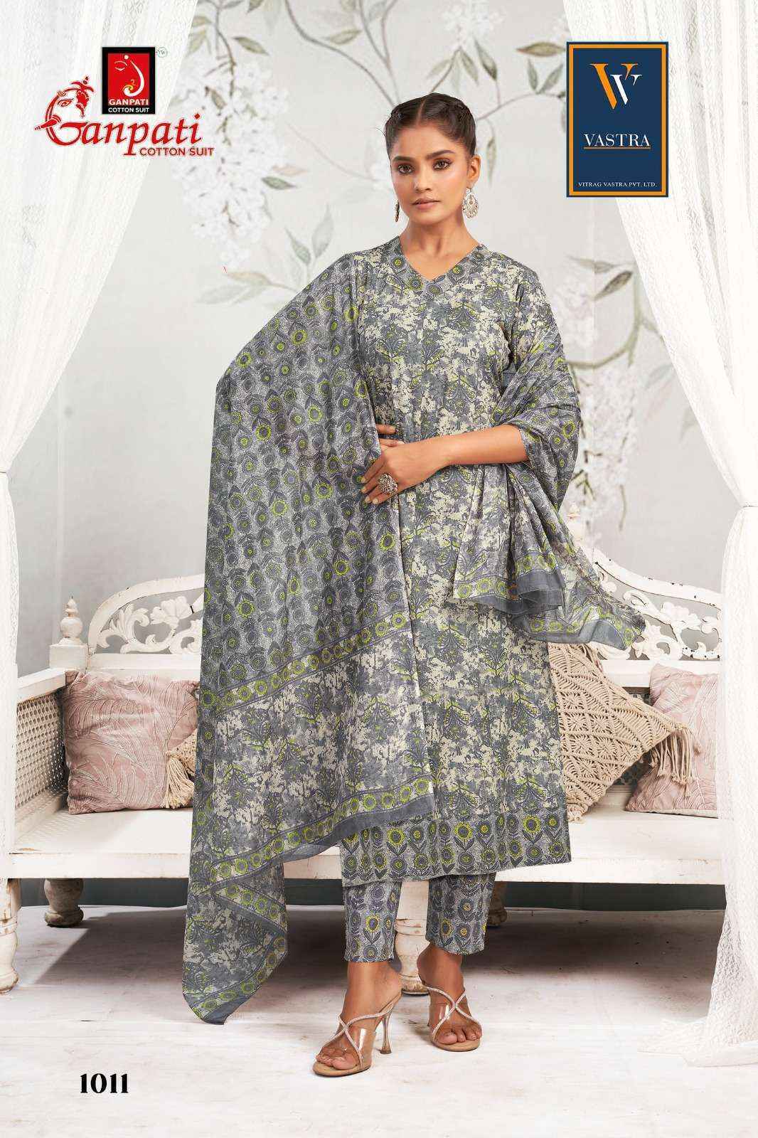 Ganpati Cotton Anarkali Vol 1 Cotton Readymade Suit Surat Textile Market (12 pcs Catalogue }