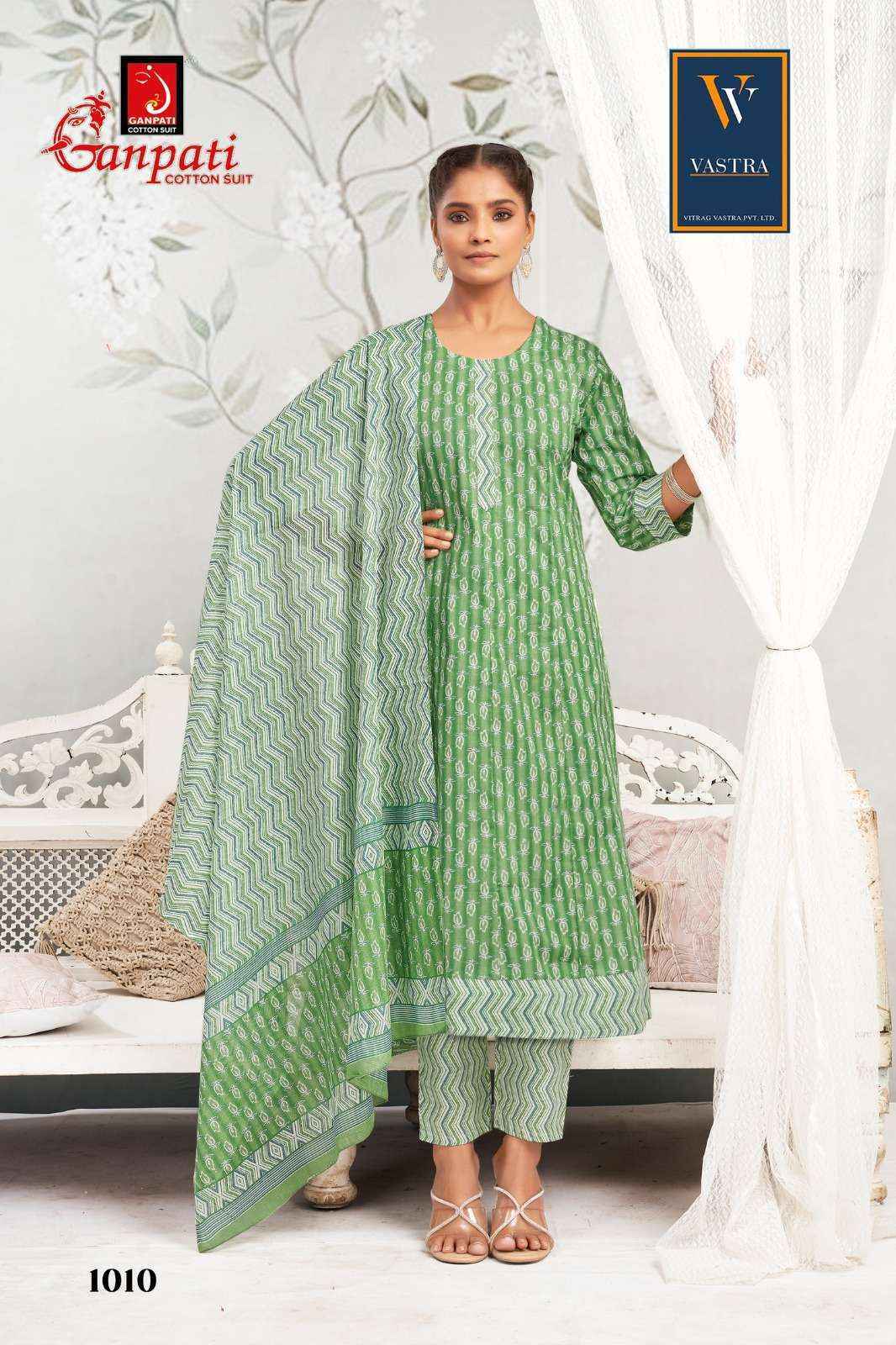 Ganpati Cotton Anarkali Vol 1 Cotton Readymade Suit Surat Textile Market (12 pcs Catalogue }