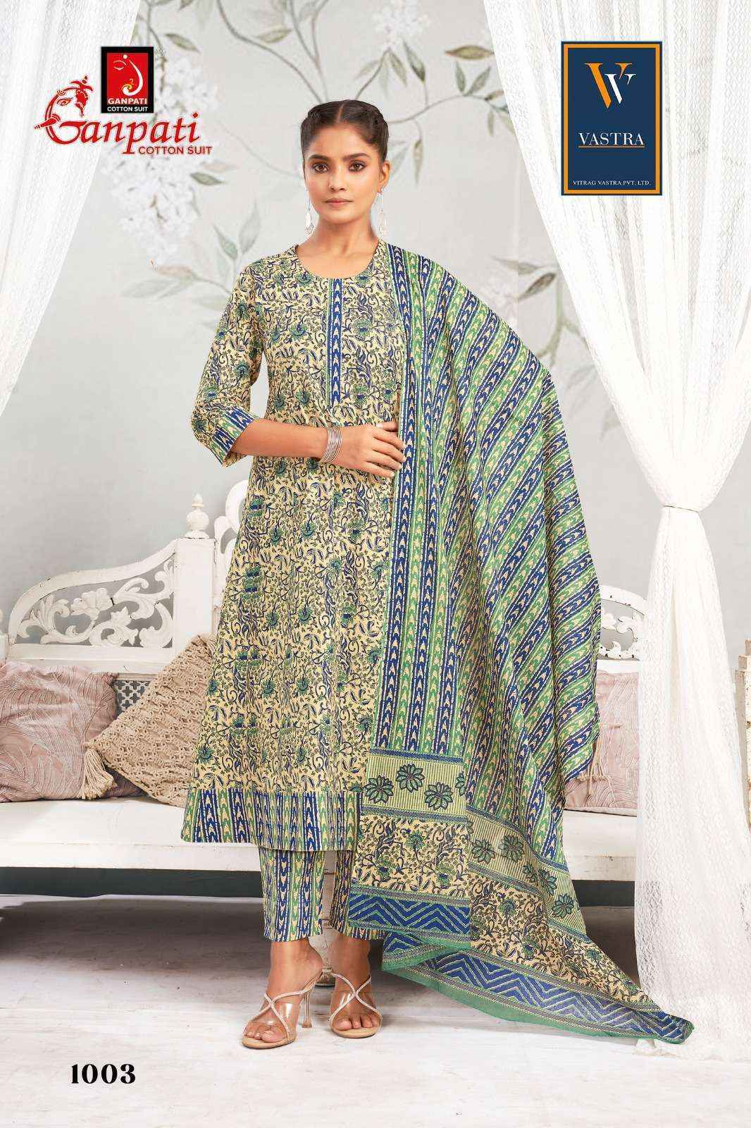 Ganpati Cotton Anarkali Vol 1 Cotton Readymade Suit Surat Textile Market (12 pcs Catalogue }