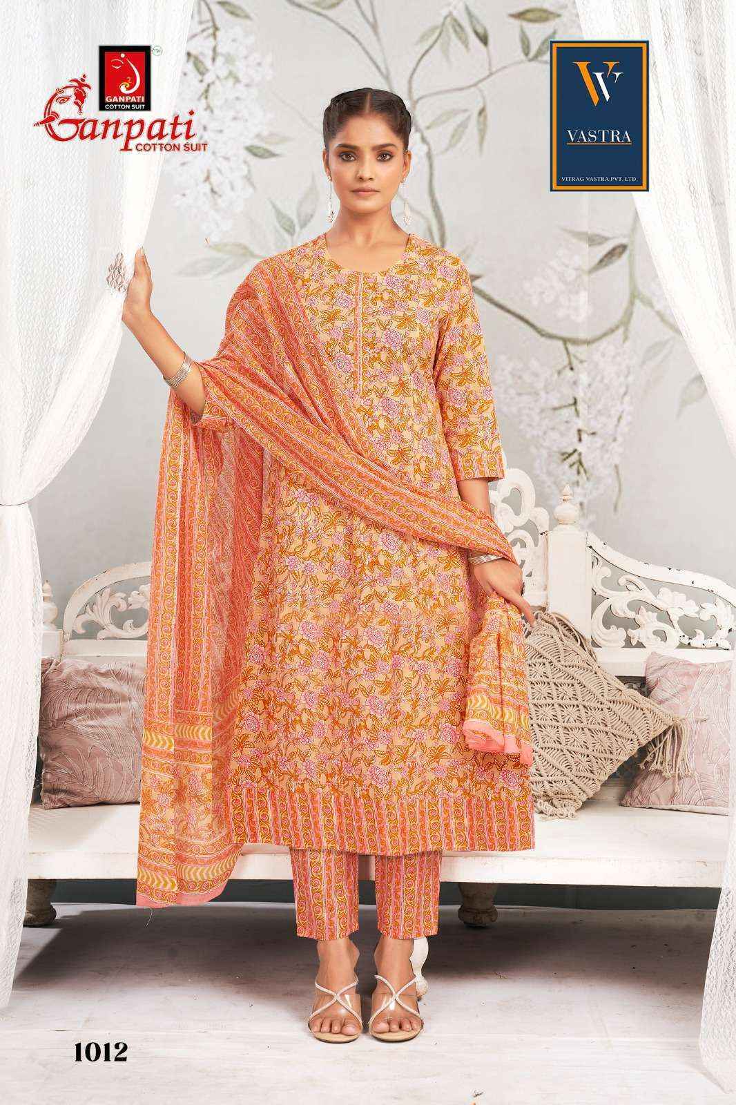 Ganpati Cotton Anarkali Vol 1 Cotton Readymade Suit Surat Textile Market (12 pcs Catalogue }