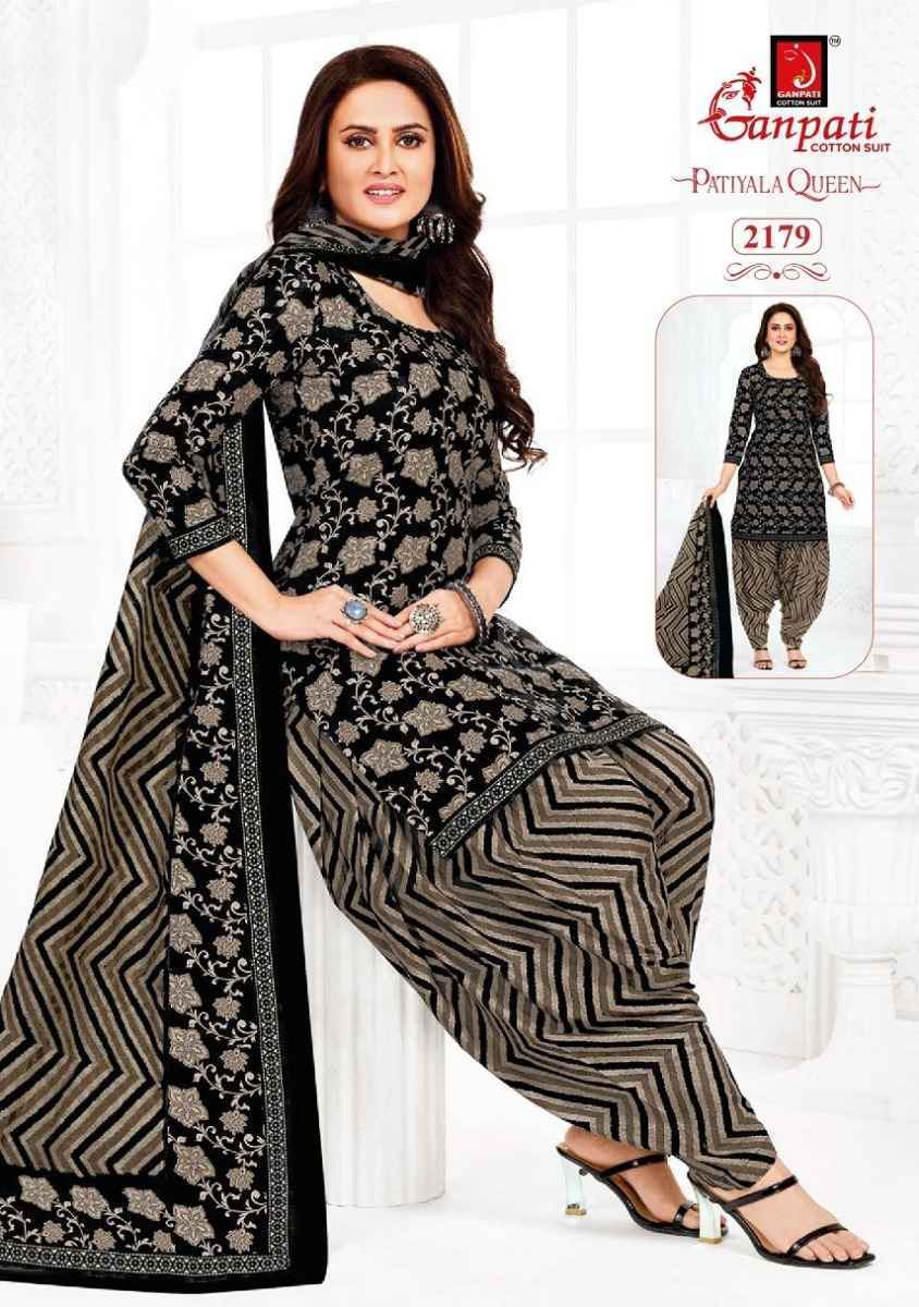 Ganpati Patiyala Queen Vol 10 Readymade Cotton Dress 15 pcs Catalogue