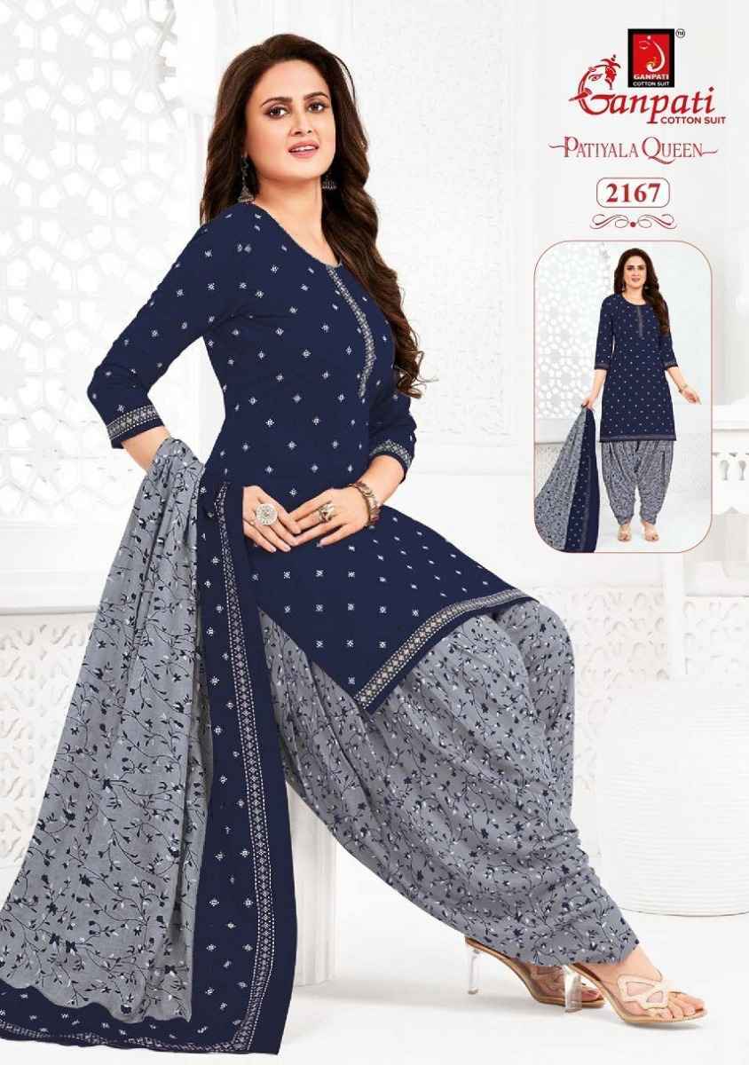 Ganpati Patiyala Queen Vol 10 Readymade Cotton Dress 15 pcs Catalogue