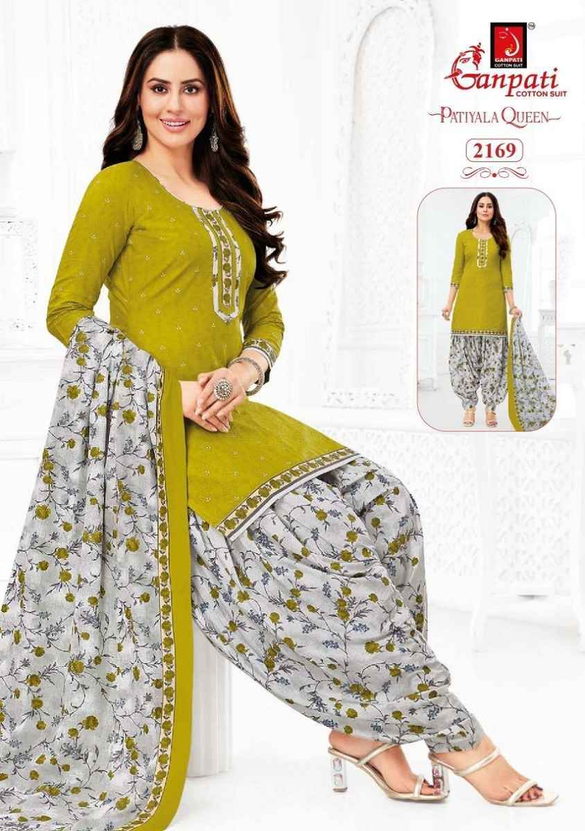 Ganpati Patiyala Queen Vol 10 Readymade Cotton Dress 15 pcs Catalogue