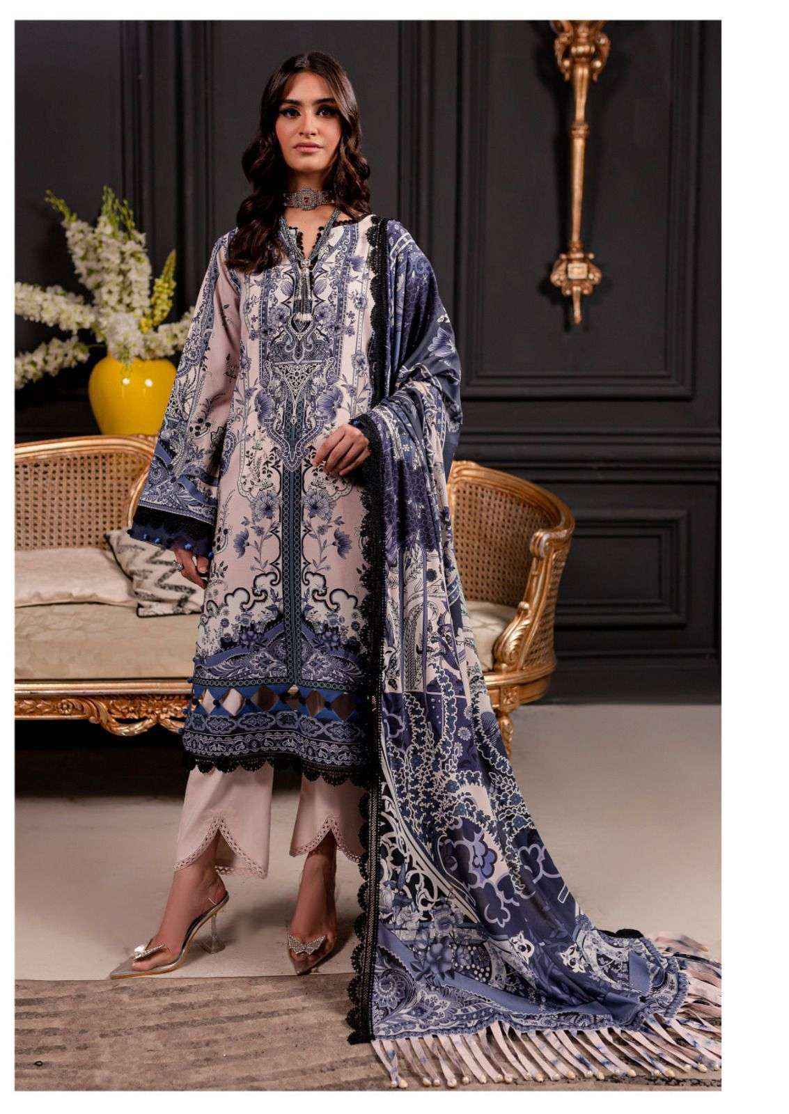 Hala Azure Vol 1 Wholesale Lawn Cotton Salwar Kameez ( 6 pcs Catalogue )
