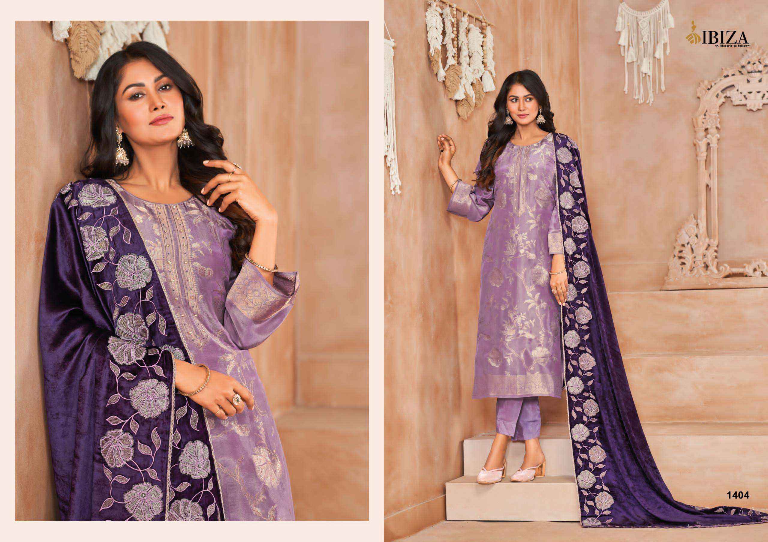 Ibiza Sadgi Vol 2 Designer Jacquard Silk Party Wear salwar kameez wholesale price (4 pcs catalog )