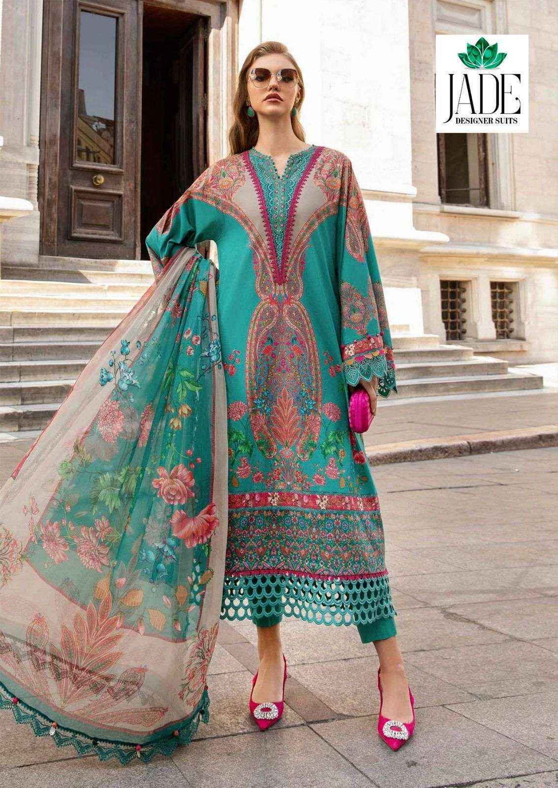 Jade Crimson Exclusive Heavy Lawn Collection Vol 11 Cotton Pakistani Suit ( 6 pc Cataloge )