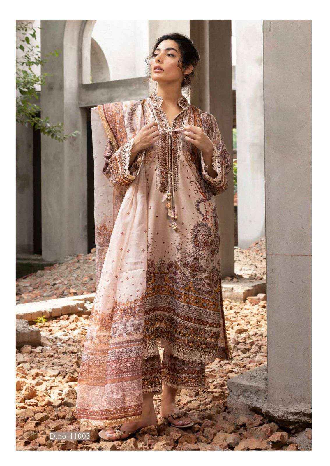 Jade Crimson Exclusive Heavy Lawn Collection Vol 11 Cotton Pakistani Suit ( 6 pc Cataloge )