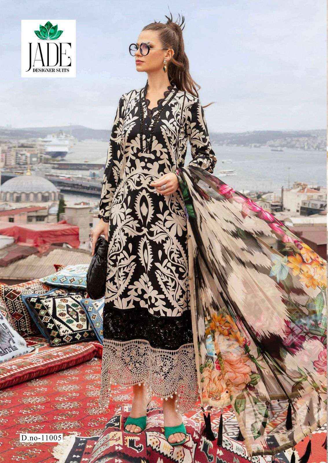 Jade Crimson Exclusive Heavy Lawn Collection Vol 11 Cotton Pakistani Suit ( 6 pc Cataloge )