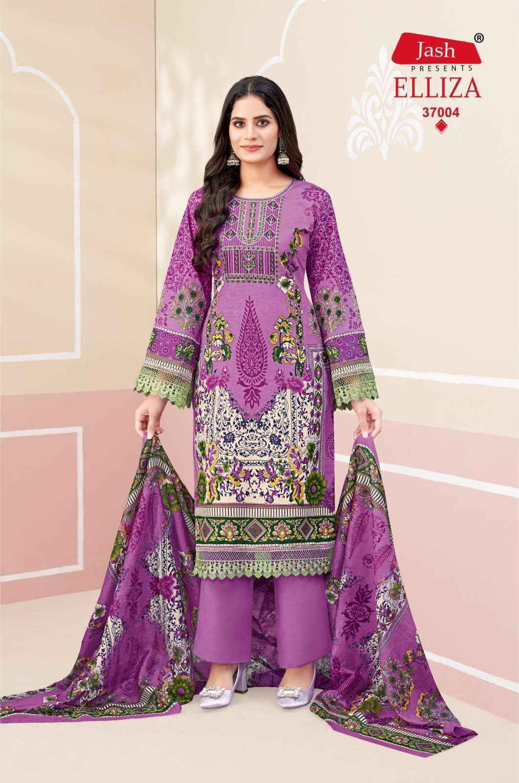 JASH ELLIZA VOL 37 COTTON PAKISTANI DRESS MATERIAL ( 10 PCS CATALOG )