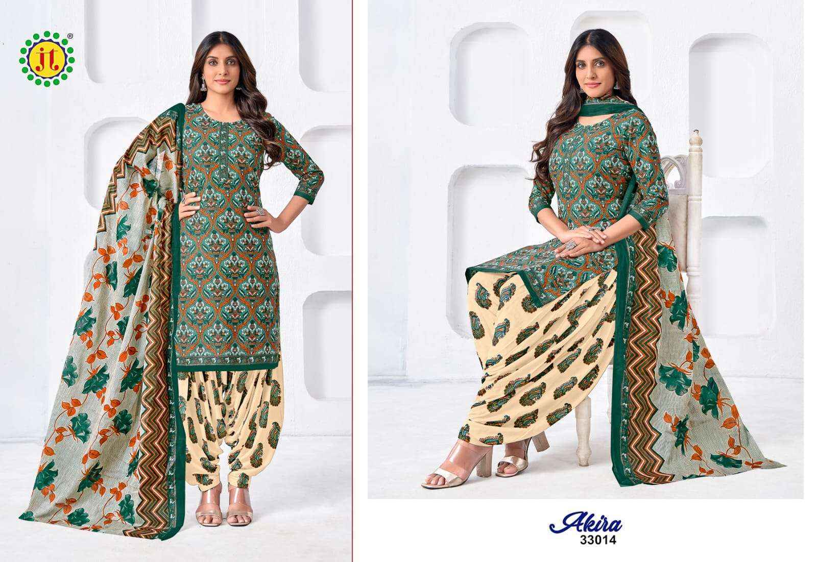 Jt Akira Vol 33 Cotton Dress Material Ladest Catalog ( 15 pcs Catalogue )