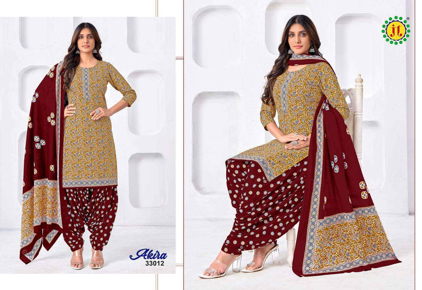 Jt Akira Vol 33 Cotton Dress Material Ladest Catalog ( 15 pcs Catalogue )