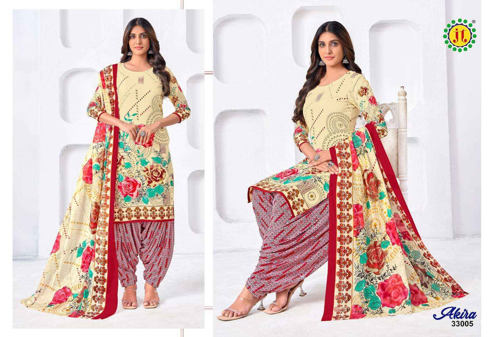 Jt Akira Vol 33 Cotton Dress Material Ladest Catalog ( 15 pcs Catalogue )
