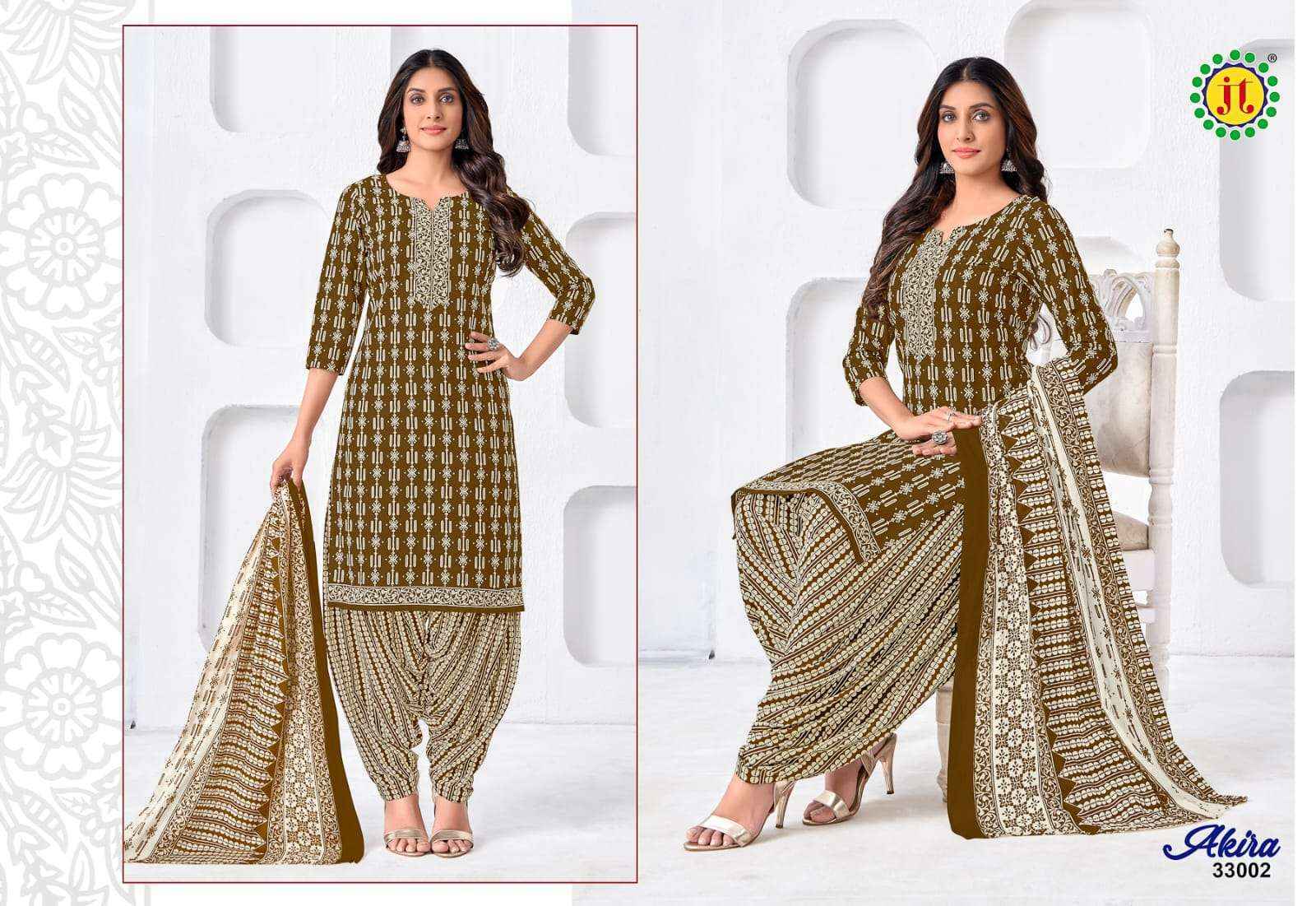 Jt Akira Vol 33 Cotton Dress Material Ladest Catalog ( 15 pcs Catalogue )