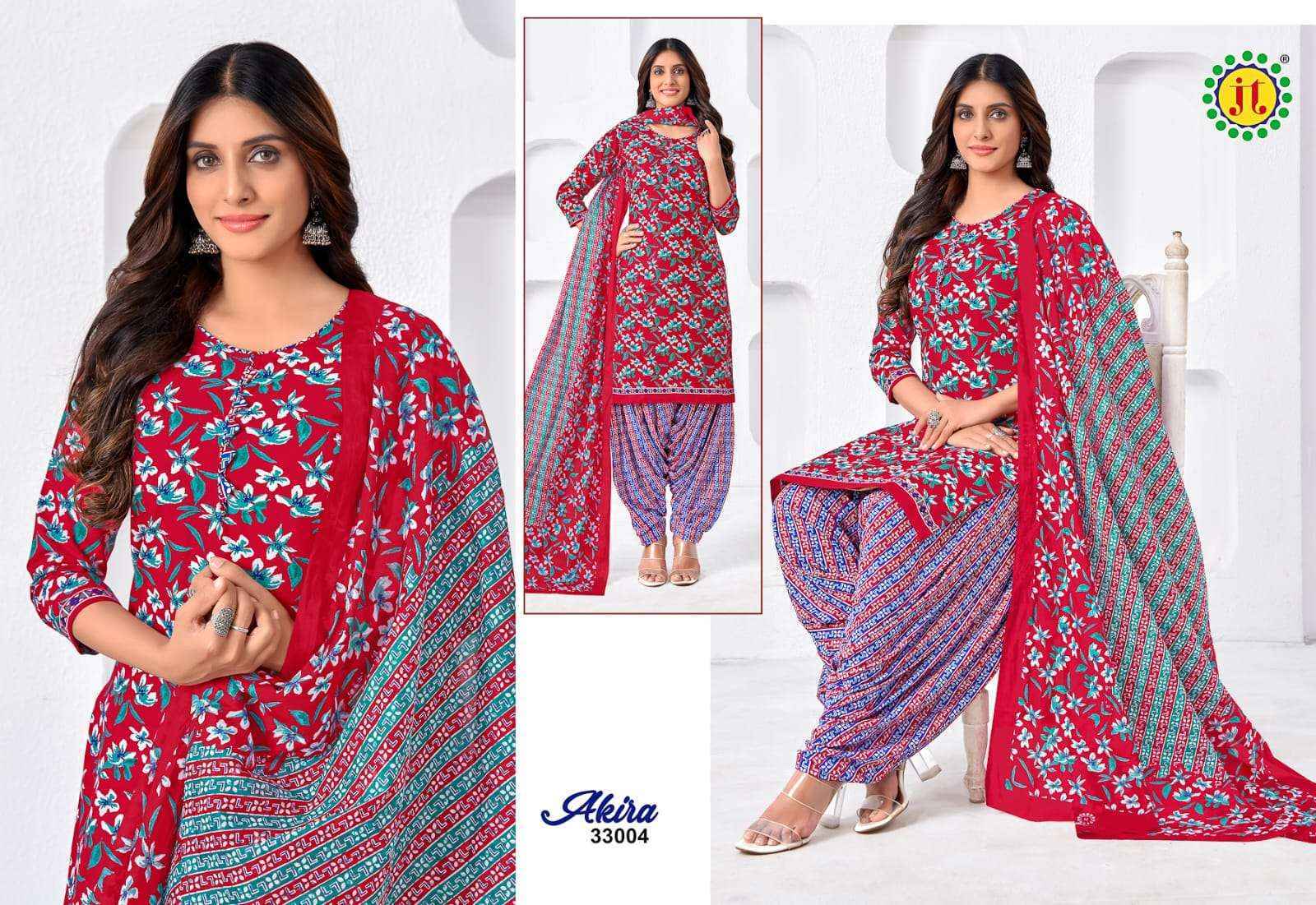 Jt Akira Vol 33 Cotton Dress Material Ladest Catalog ( 15 pcs Catalogue )