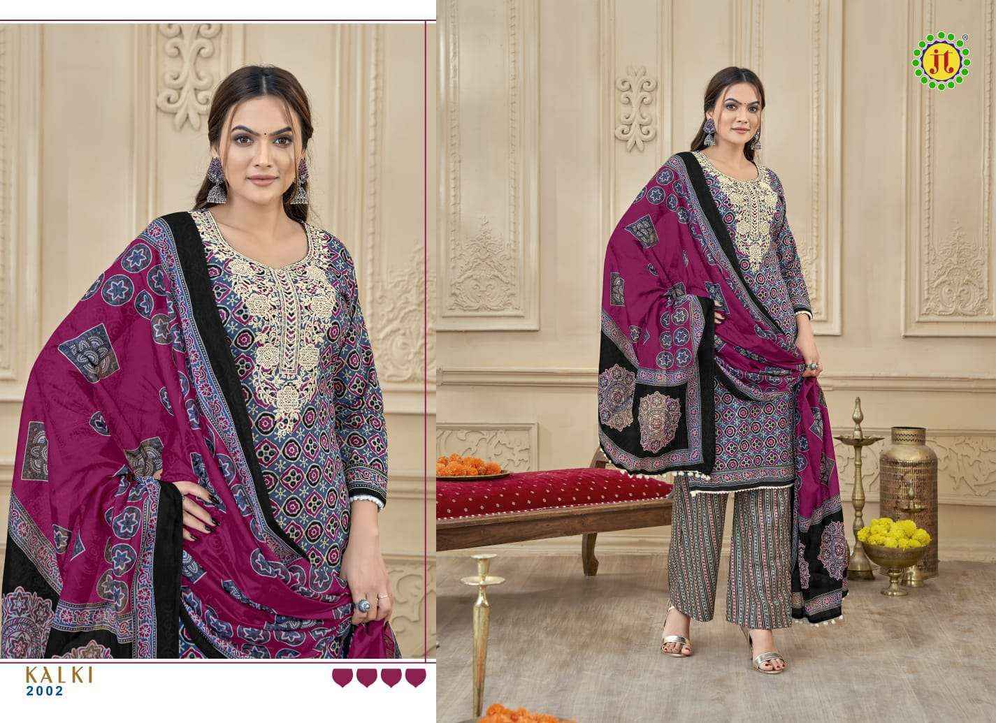 Jt Kalki Vol 2 Cotton Salwar Suit Surat Wholesaler ( 10 pcs Catalog )