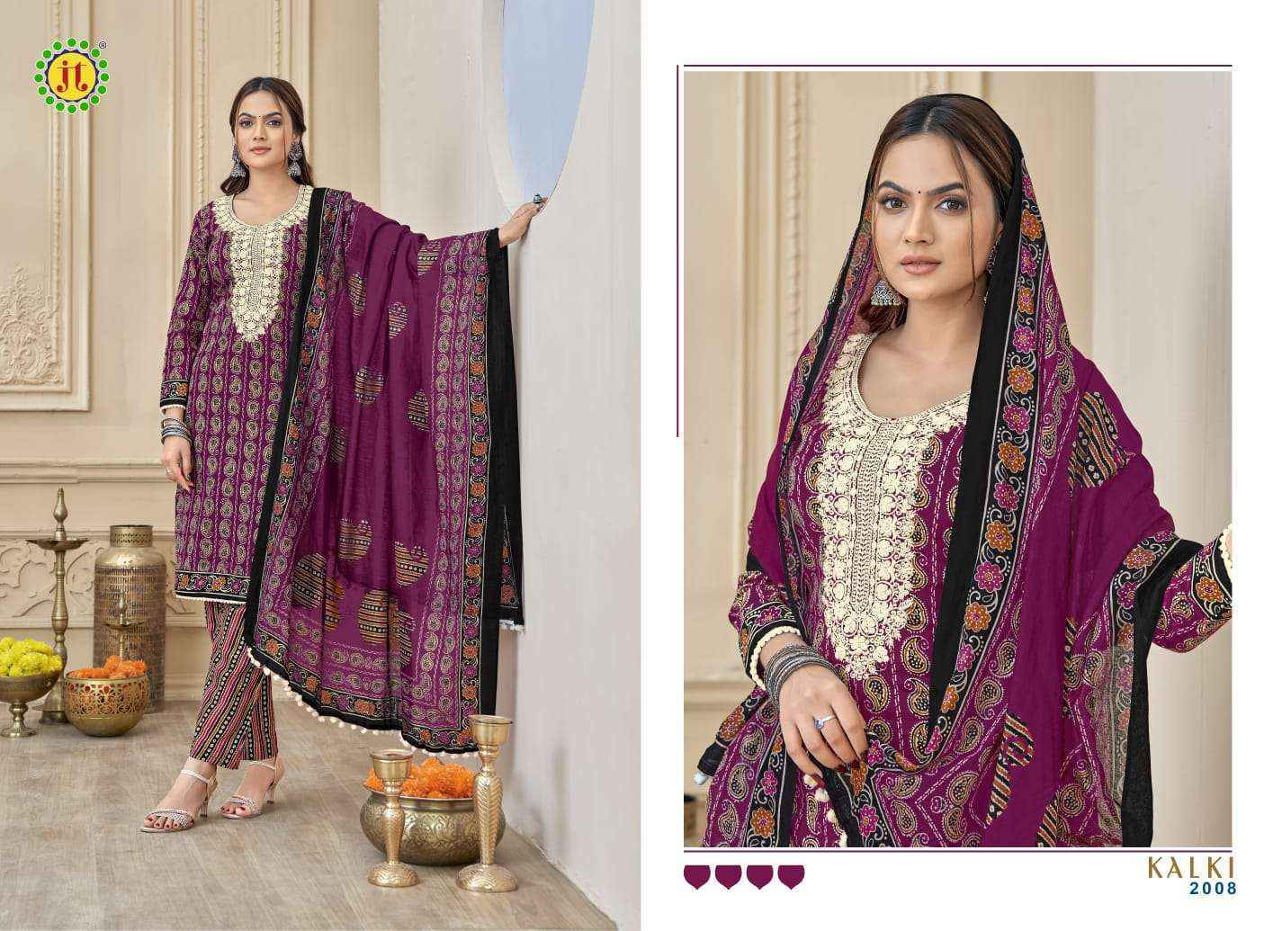 Jt Kalki Vol 2 Cotton Salwar Suit Surat Wholesaler ( 10 pcs Catalog )