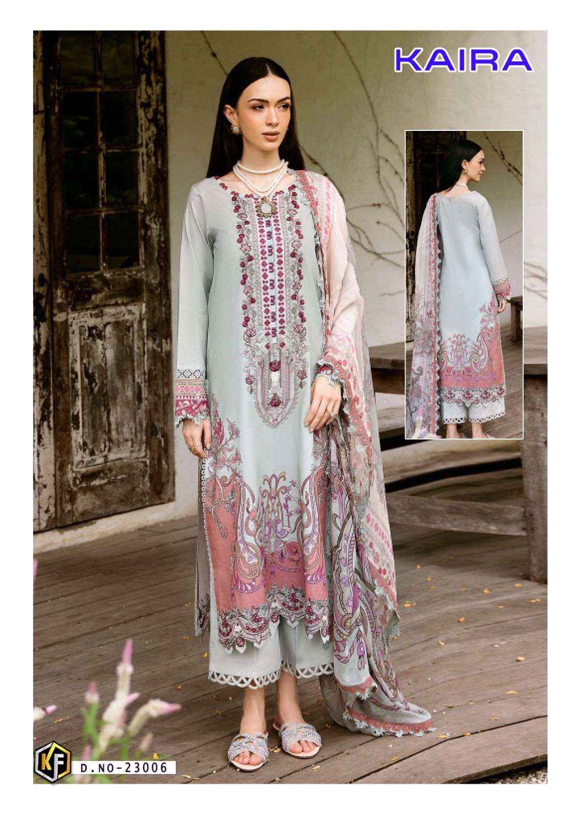 KEVAL FAB KAIRA VOL 23 LAWN COTTON DIGITAL PRINT SALWAR SUIT ( 6 PCS CATALOG )