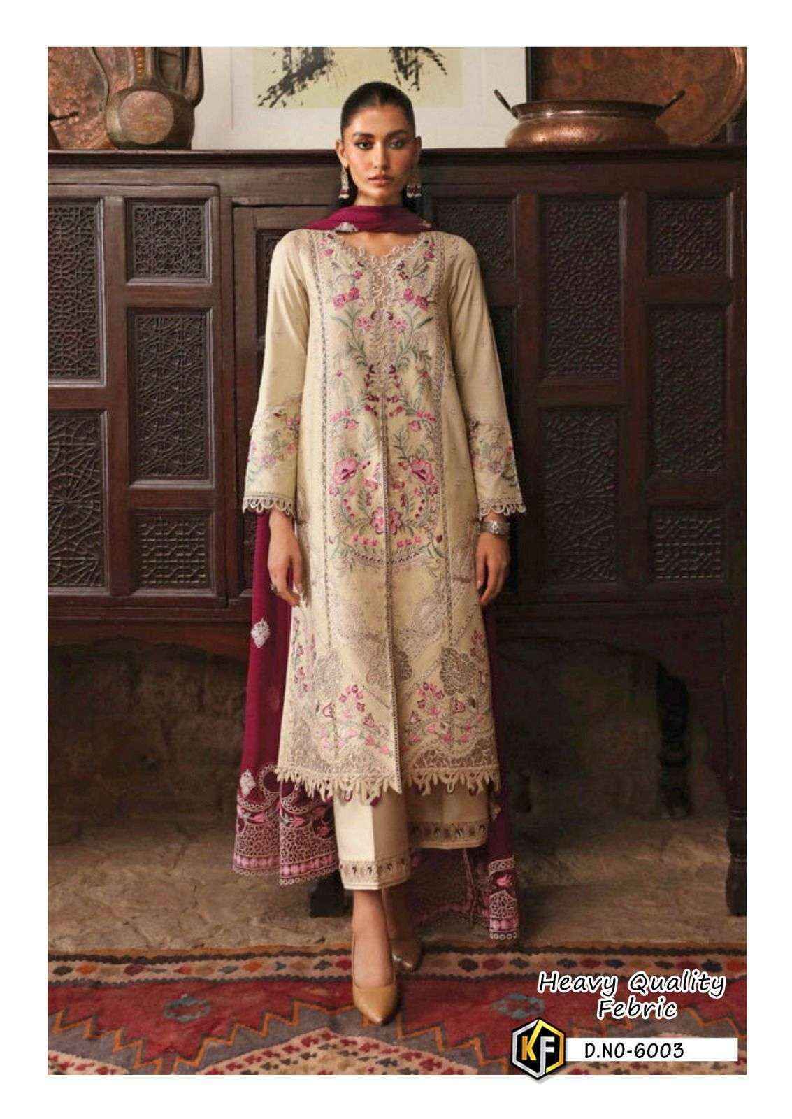 Keval Fab Soha Nazir Luxury Vol 6 Wholesale Pakistani Suits ( 6 Pcs Catalog )