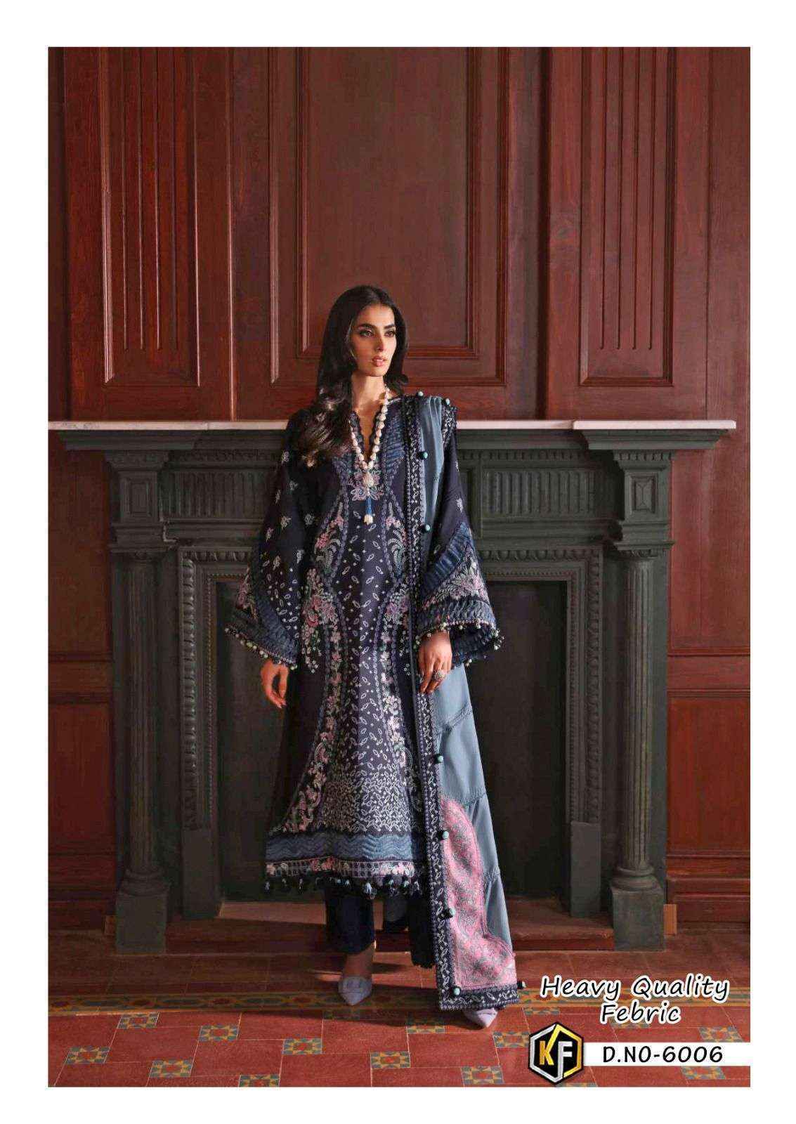 Keval Fab Soha Nazir Luxury Vol 6 Wholesale Pakistani Suits ( 6 Pcs Catalog )