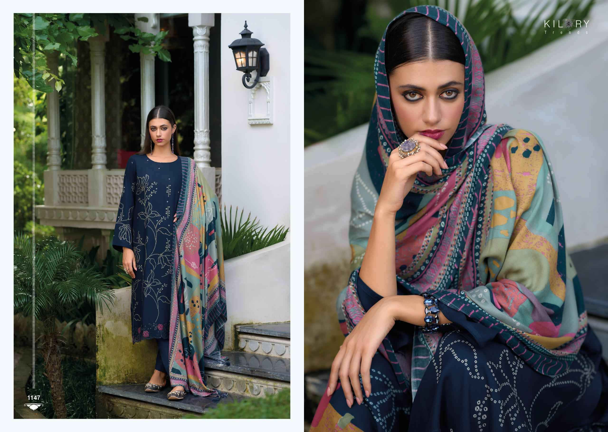Kilory Lashkara Pashmina Viscose Design Suit Winter Pashmina Suit ( 8 Pcs Catalog )