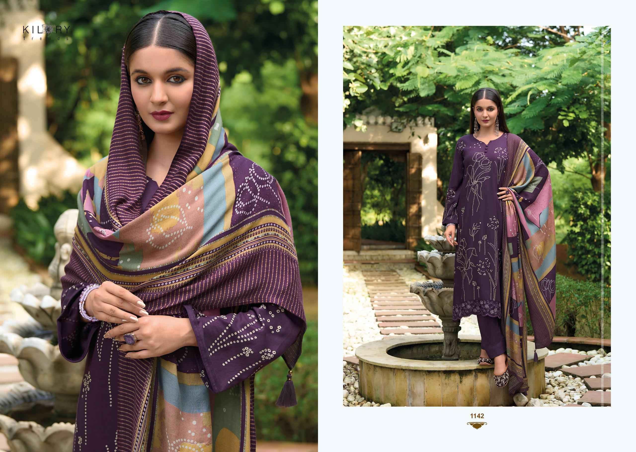 Kilory Lashkara Pashmina Viscose Design Suit Winter Pashmina Suit ( 8 Pcs Catalog )