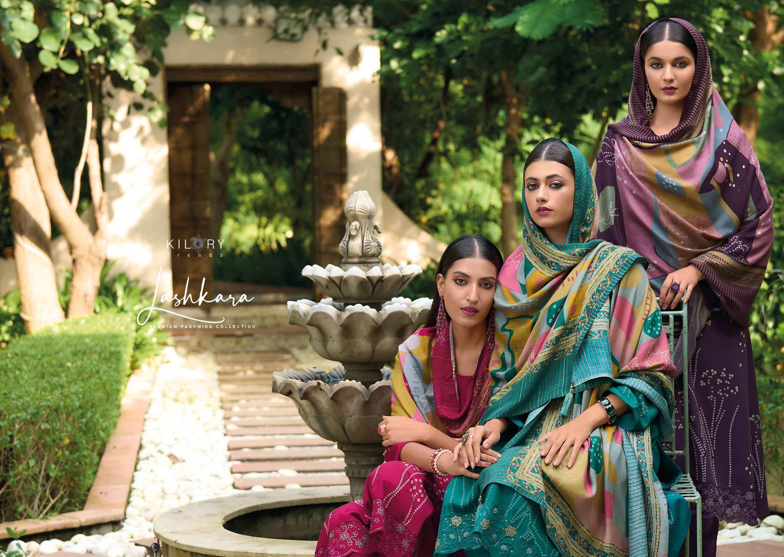 Kilory Lashkara Pashmina Viscose Design Suit Winter Pashmina Suit ( 8 Pcs Catalog )