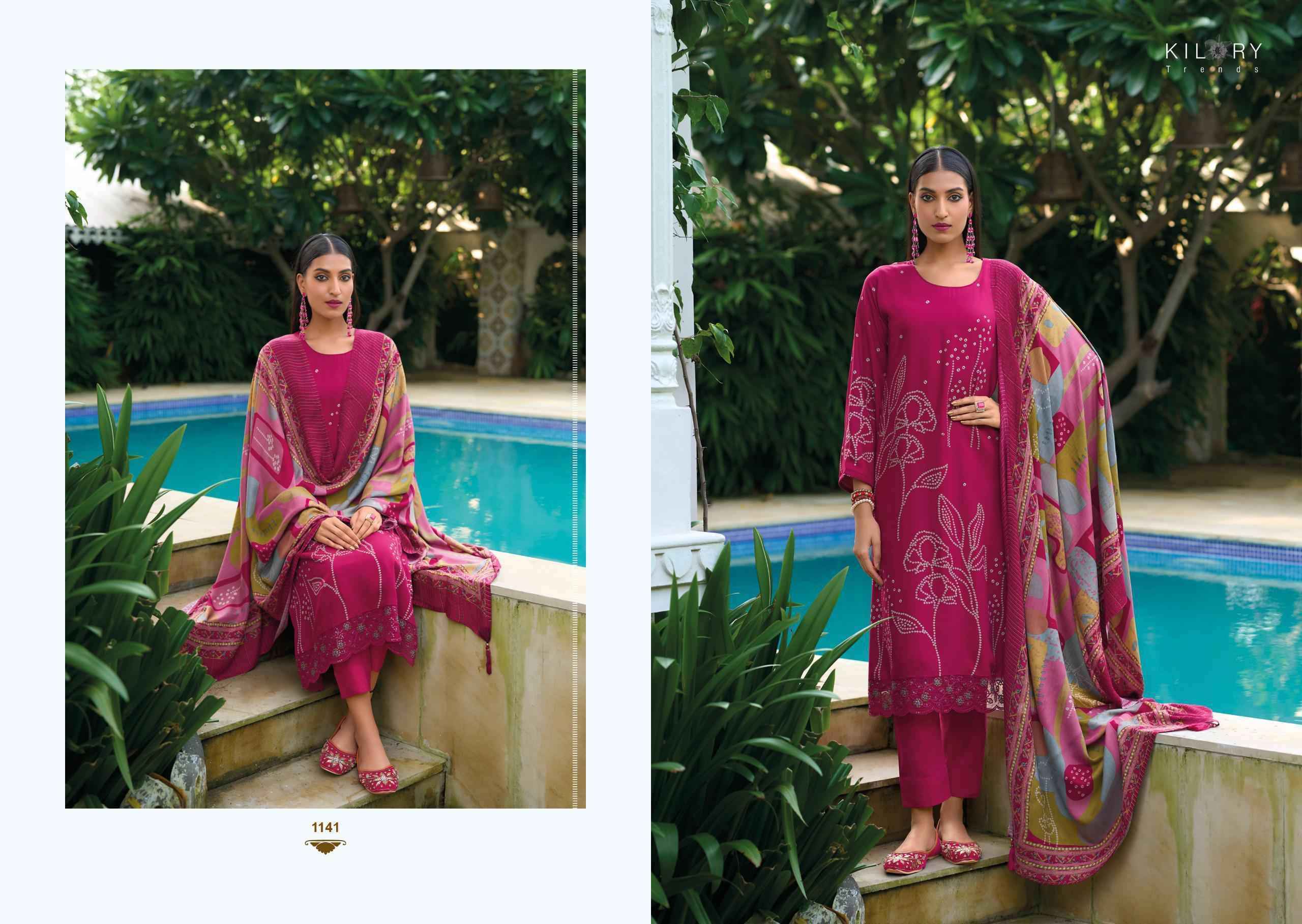 Kilory Lashkara Pashmina Viscose Design Suit Winter Pashmina Suit ( 8 Pcs Catalog )