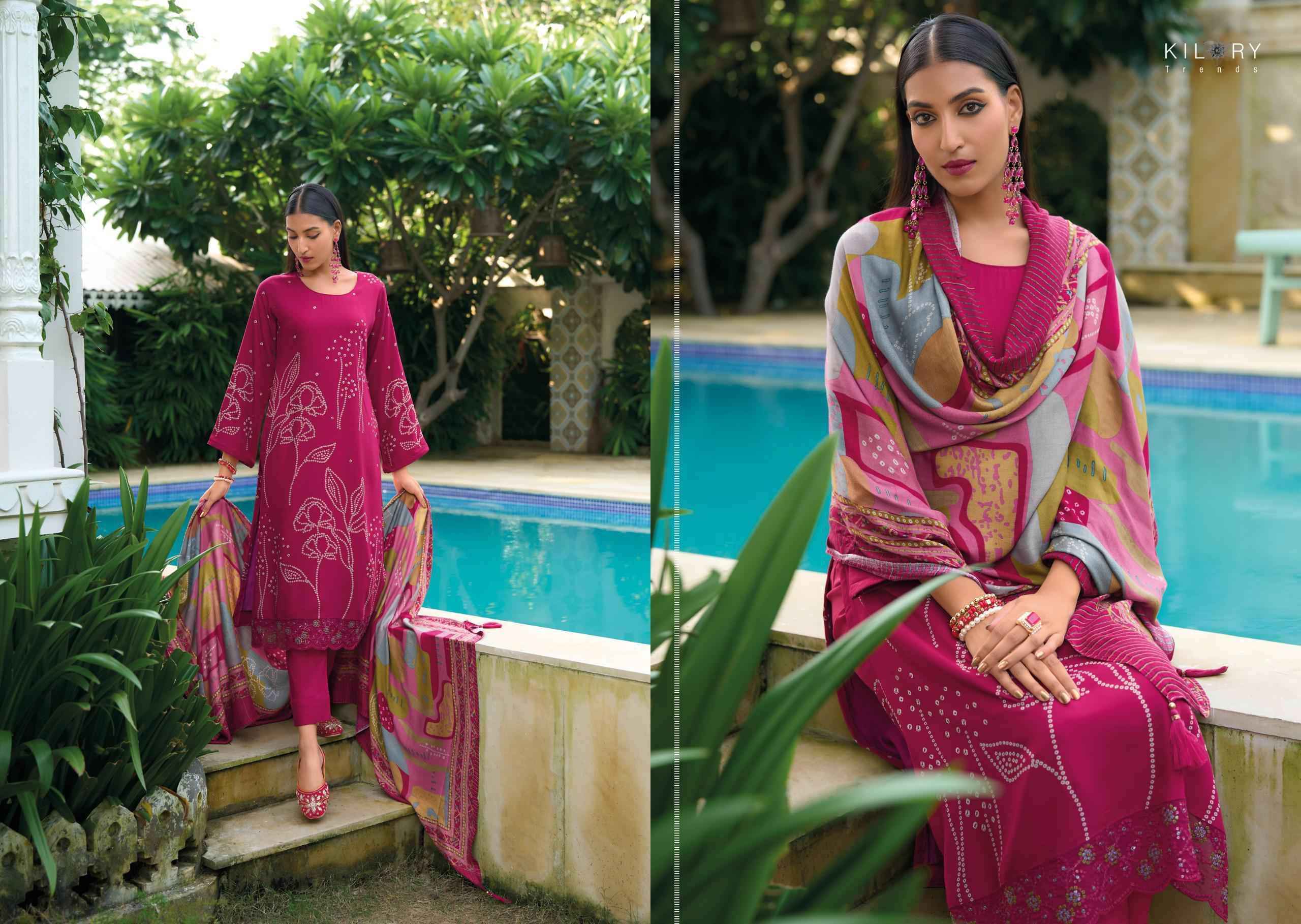 Kilory Lashkara Pashmina Viscose Design Suit Winter Pashmina Suit ( 8 Pcs Catalog )