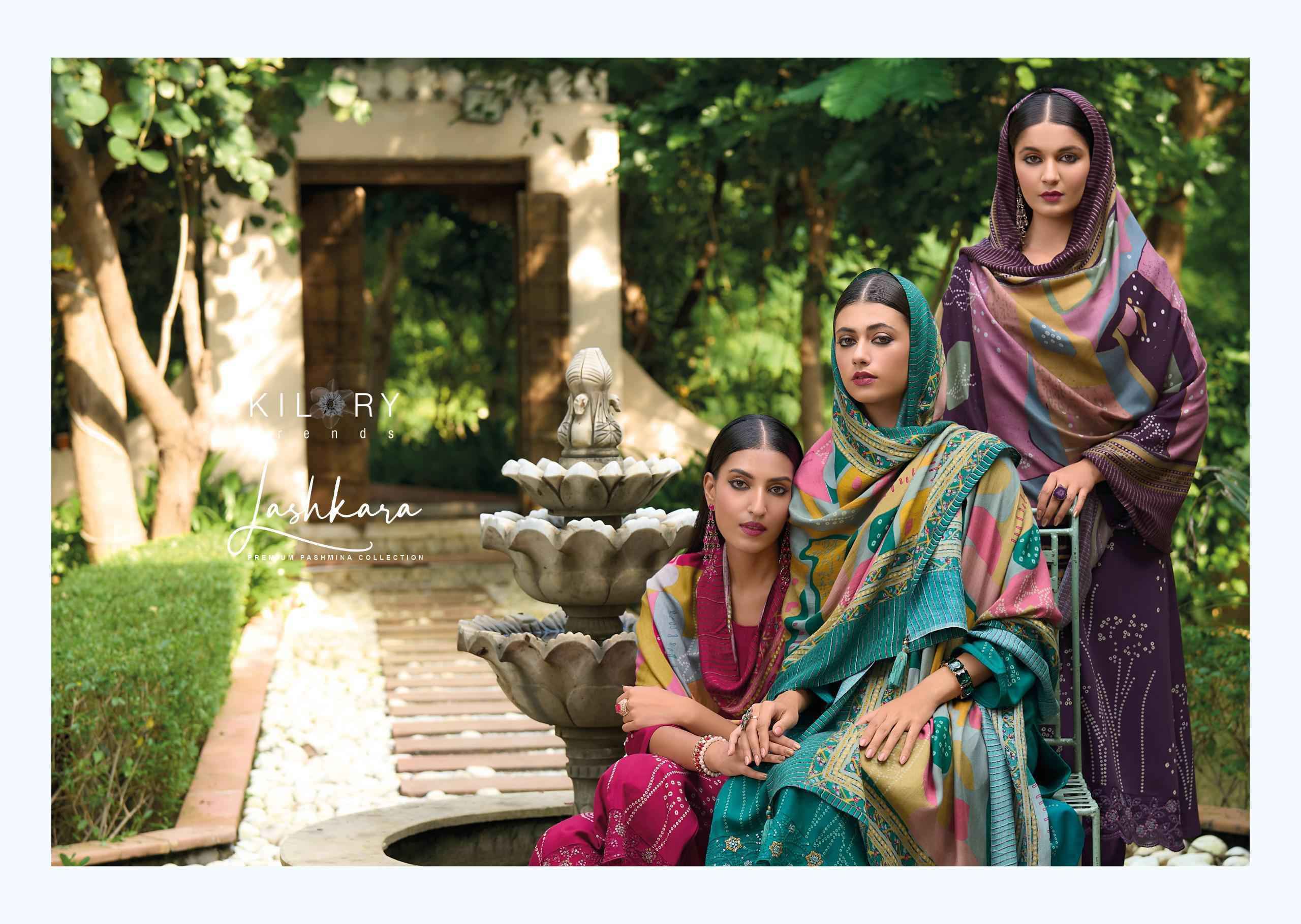 Kilory Lashkara Pashmina Viscose Design Suit Winter Pashmina Suit ( 8 Pcs Catalog )