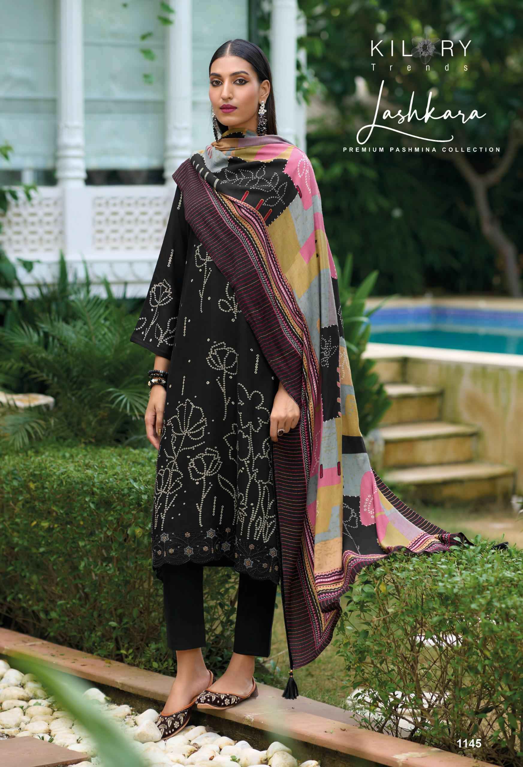 Kilory Lashkara Pashmina Viscose Design Suit Winter Pashmina Suit ( 8 Pcs Catalog )