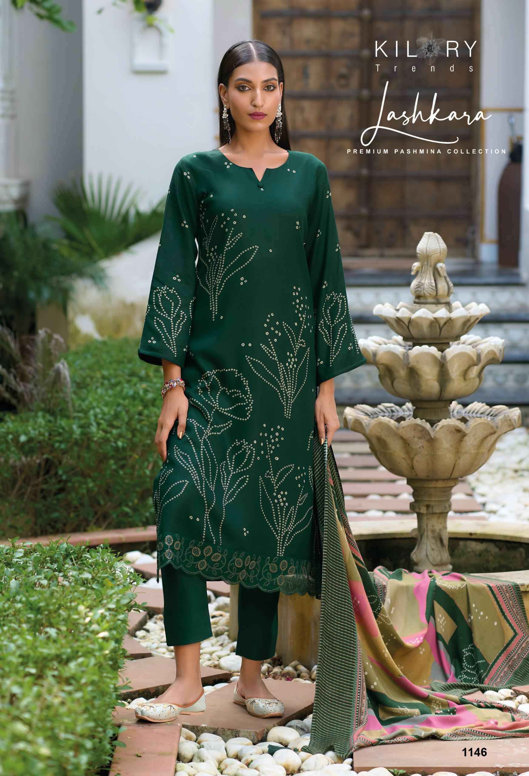 Kilory Lashkara Pashmina Viscose Design Suit Winter Pashmina Suit ( 8 Pcs Catalog )