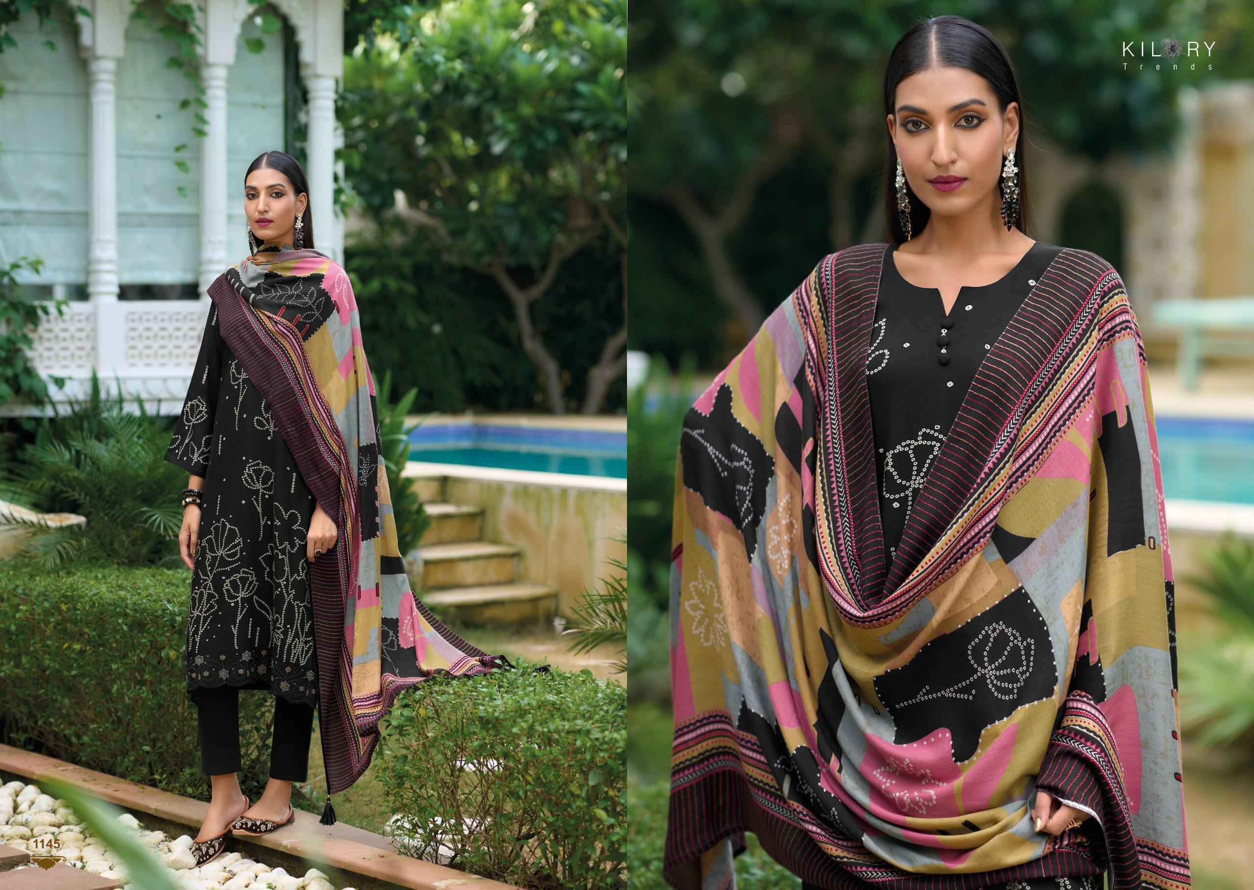 Kilory Lashkara Pashmina Viscose Design Suit Winter Pashmina Suit ( 8 Pcs Catalog )