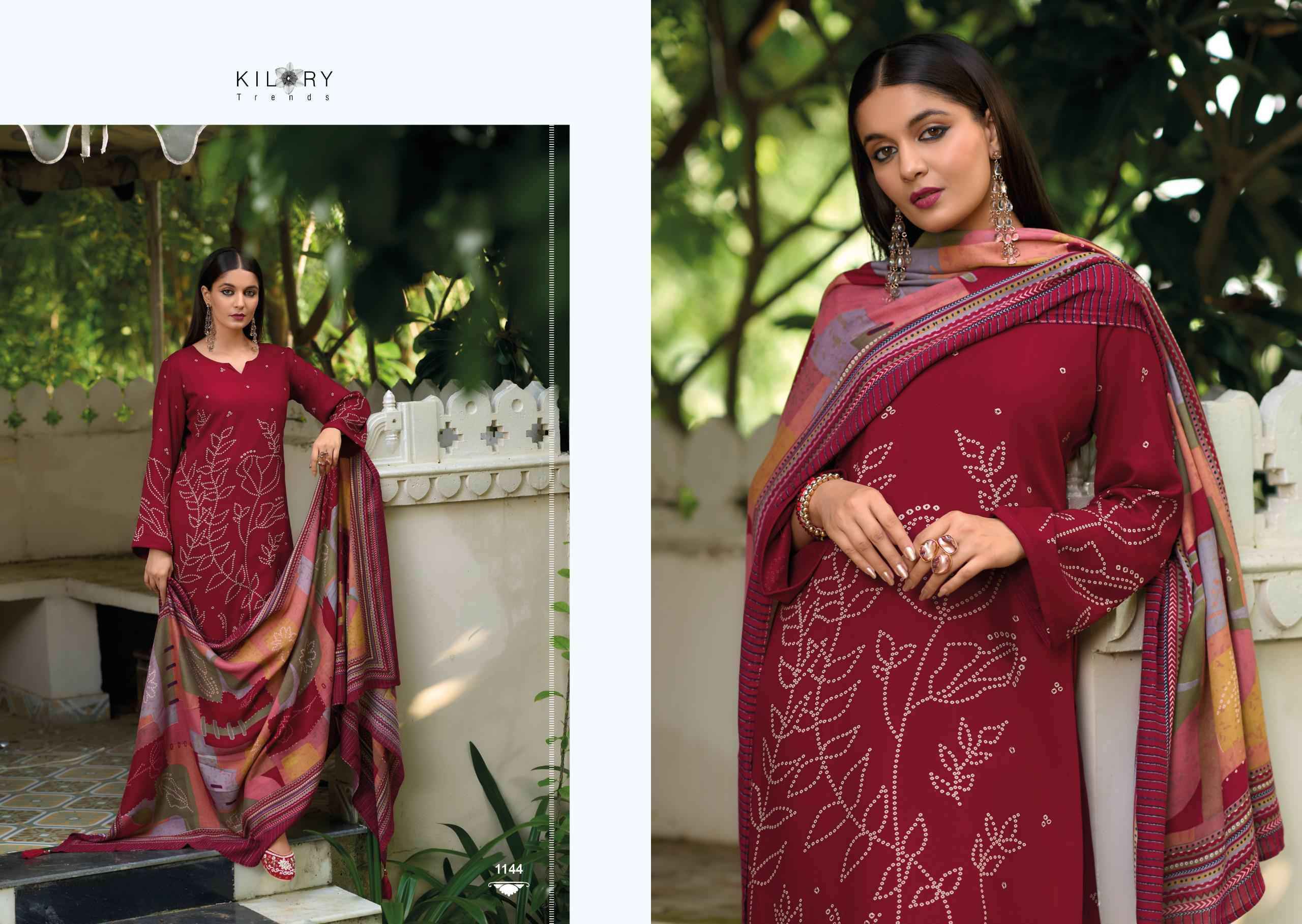 Kilory Lashkara Pashmina Viscose Design Suit Winter Pashmina Suit ( 8 Pcs Catalog )