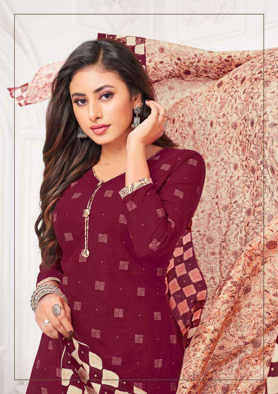 Madhav Panjabi Kudi Vol 16 Cotton Unstitch Ladies Suits ( 10 Pcs Catalog )