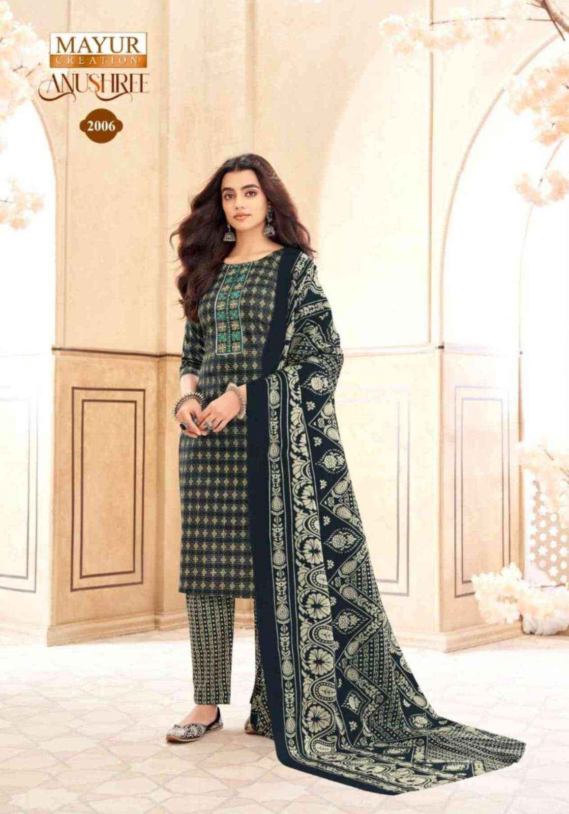 MAYUR CREATION ANUSHREE VOL-2 WHOLESALE COTTON SALWAR KAMEEZ ( 10 PIECE CATALOG )