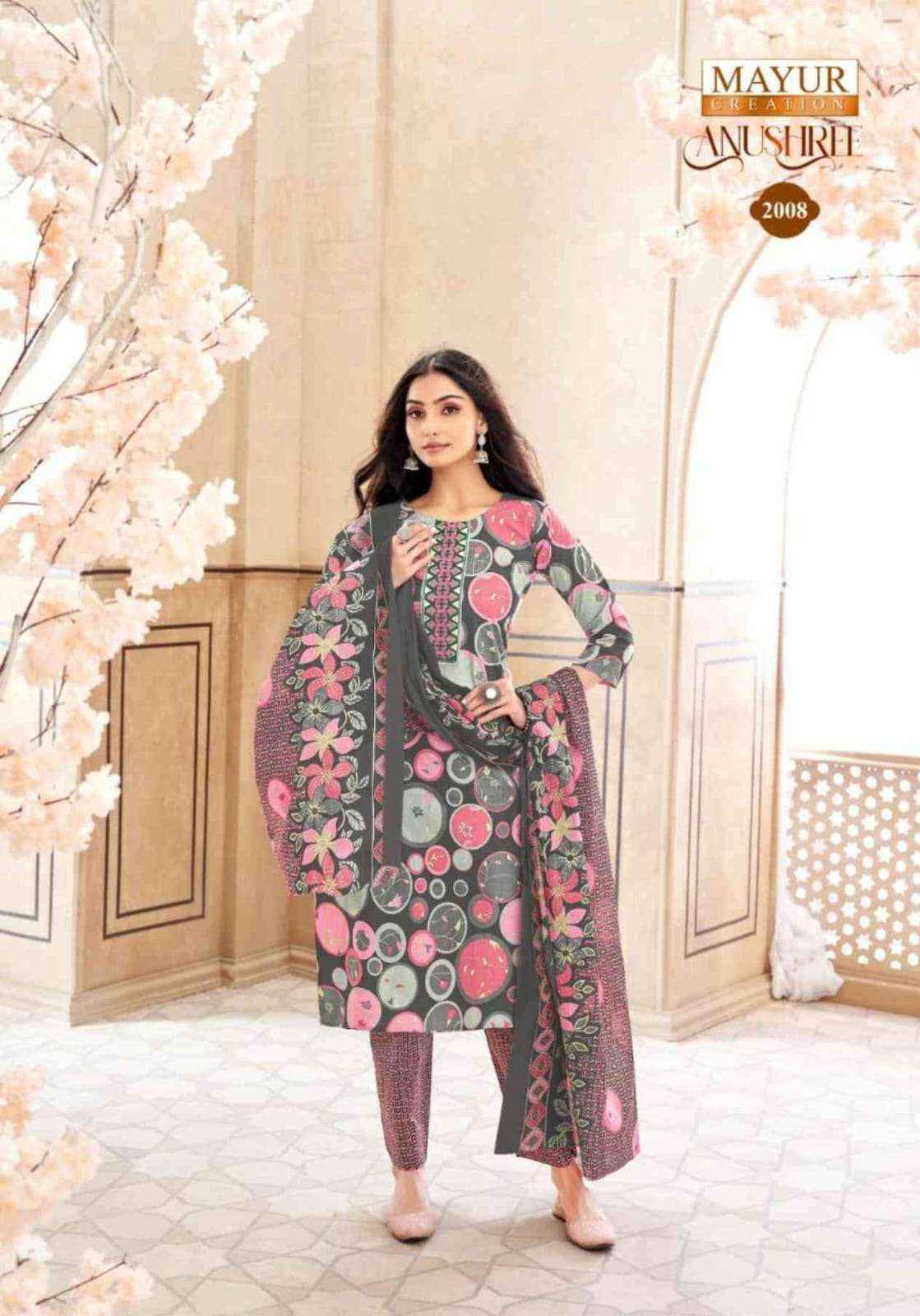 MAYUR CREATION ANUSHREE VOL-2 WHOLESALE COTTON SALWAR KAMEEZ ( 10 PIECE CATALOG )