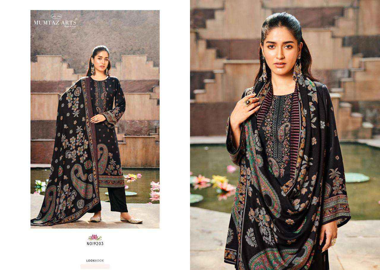 Mumtaz Arts Naqush Fancy Pashmina Salwar kameez Wholesale price (6 pcs catalog )