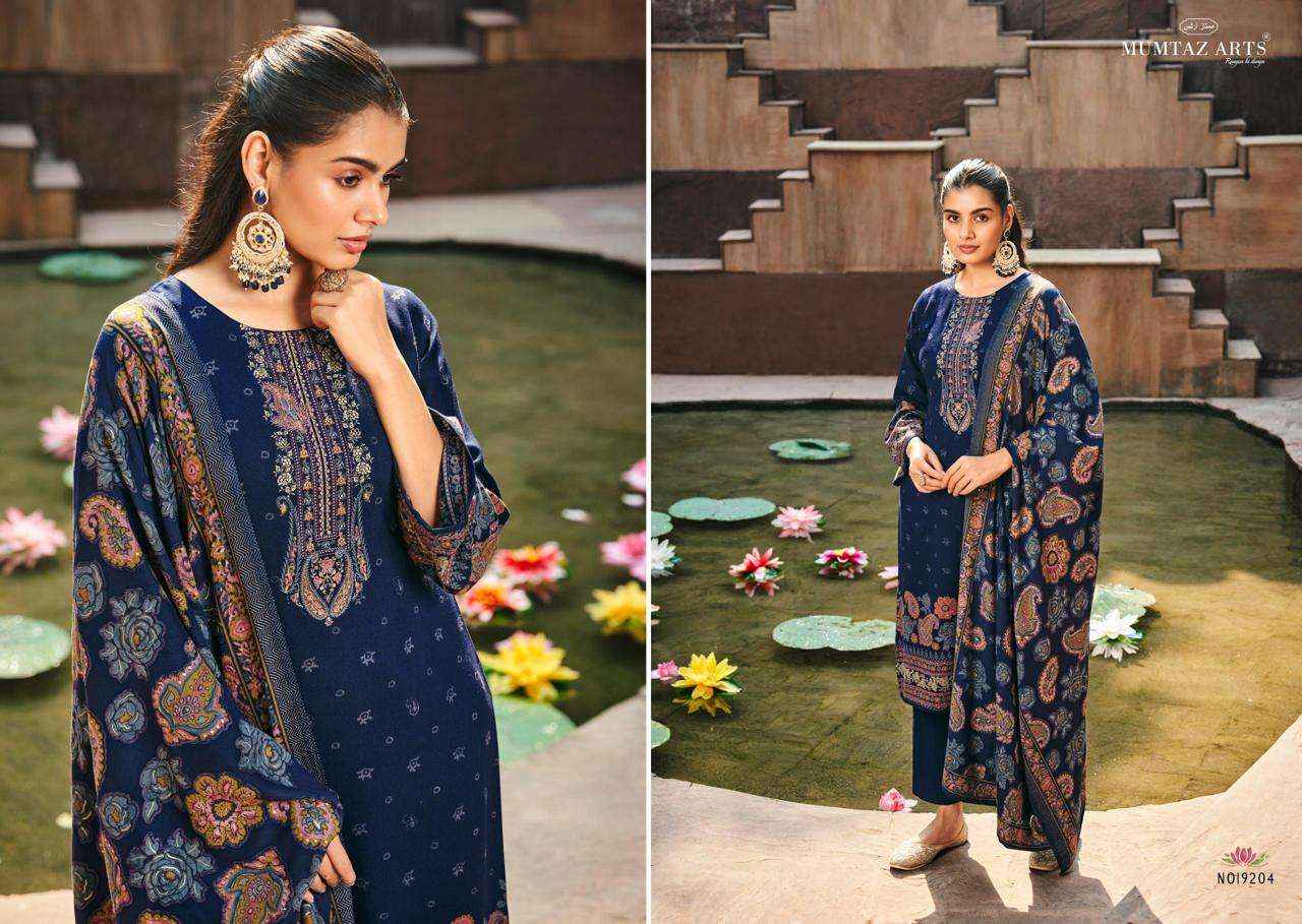 Mumtaz Arts Naqush Fancy Pashmina Salwar kameez Wholesale price (6 pcs catalog )