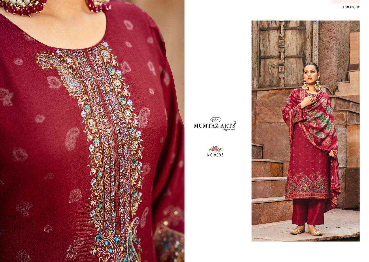 Mumtaz Arts Naqush Fancy Pashmina Salwar kameez Wholesale price (6 pcs catalog )