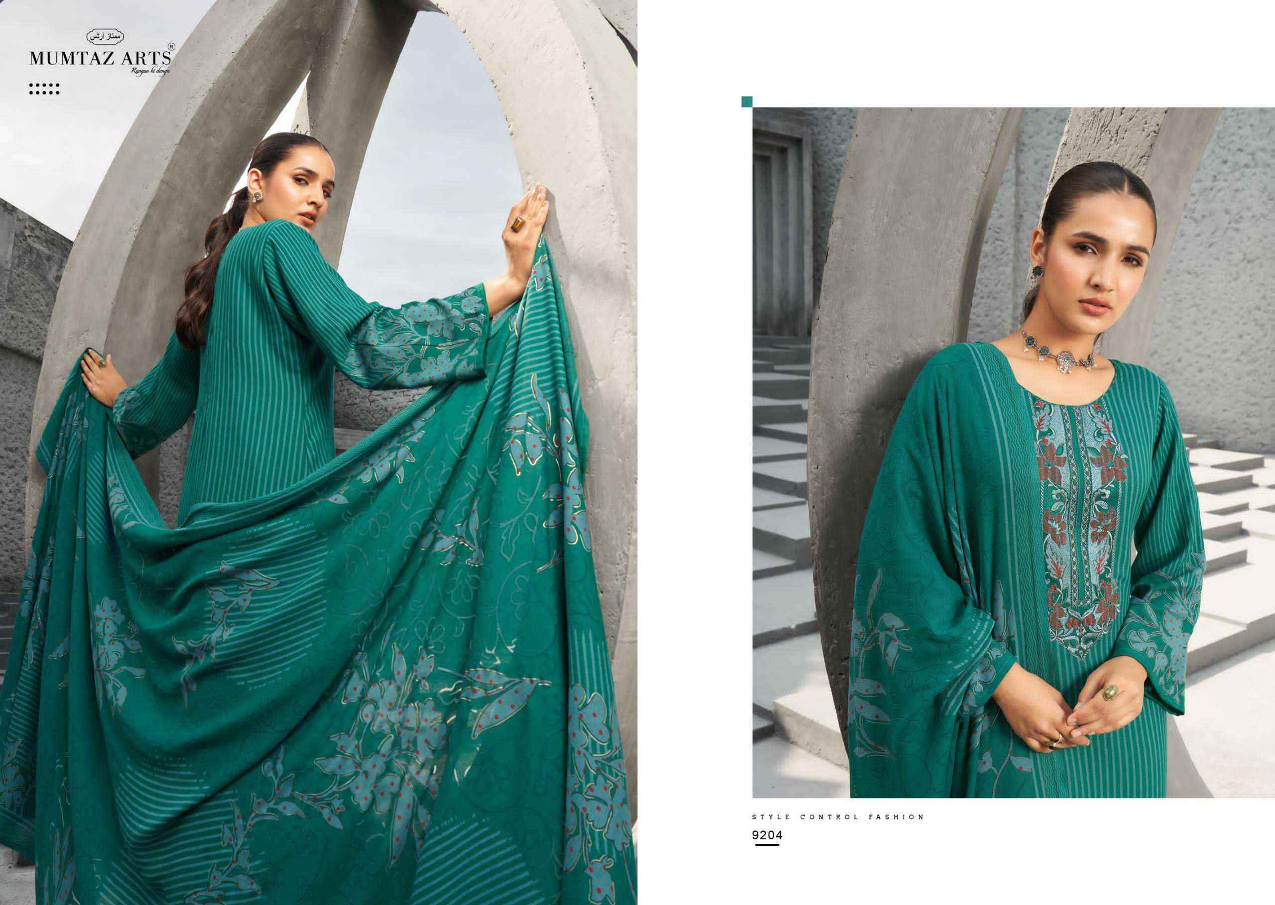 Mumtaz Arts Zohra Fancy Pashmina Salwar Kameez Winter Collection wholesale price ( 4 pcs catalog )