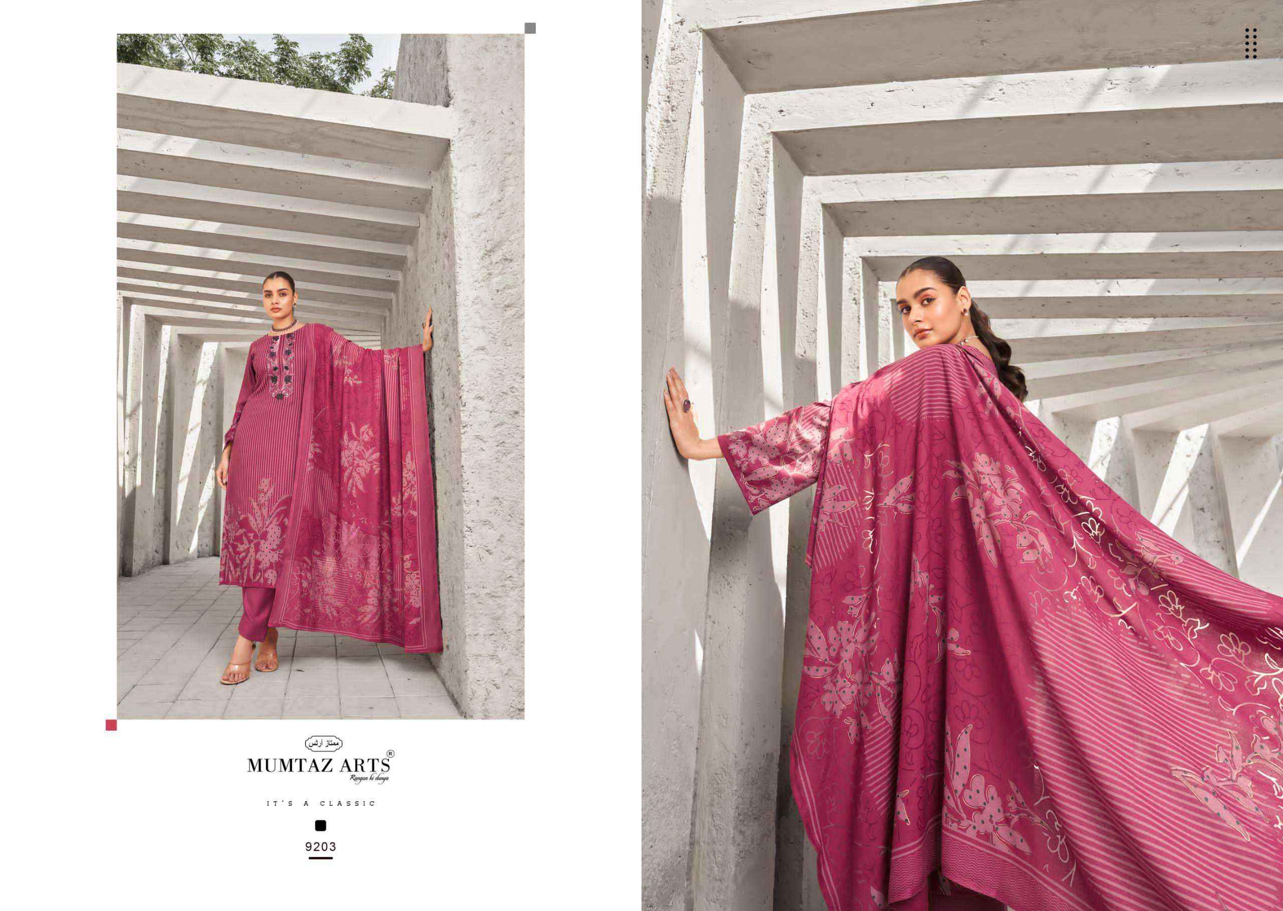 Mumtaz Arts Zohra Fancy Pashmina Salwar Kameez Winter Collection wholesale price ( 4 pcs catalog )