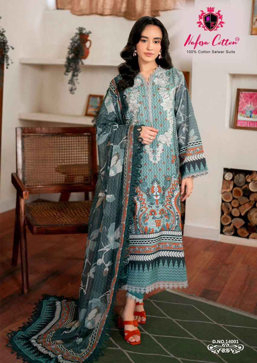 Nafisa Cotton Monsoon Vol 14 Cotton Dress Material 6 pcs Catalogue