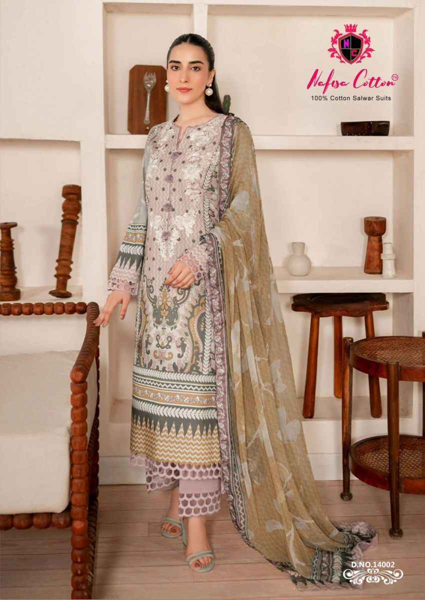 Nafisa Cotton Monsoon Vol 14 Cotton Dress Material 6 pcs Catalogue