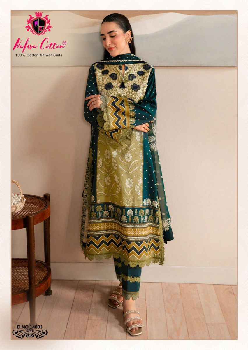 Nafisa Cotton Monsoon Vol 14 Cotton Dress Material 6 pcs Catalogue